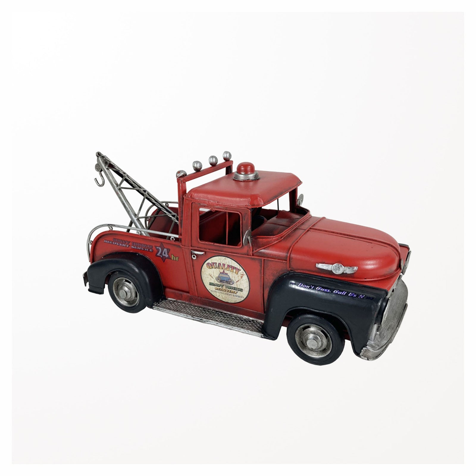 Remorqueuse vintage décorative, 11-1/2" x 5" x 5"