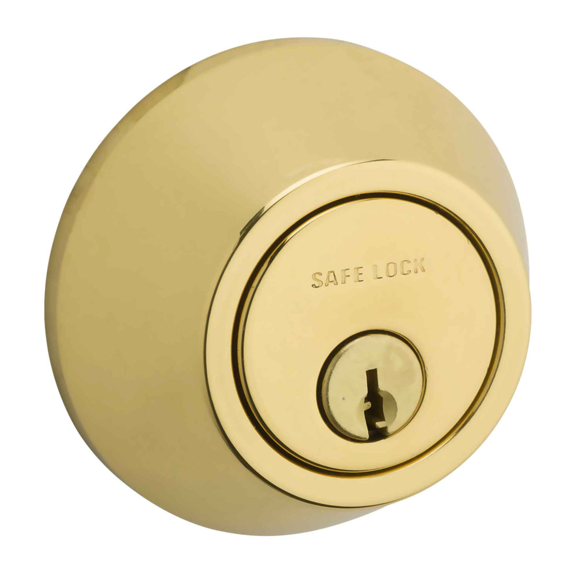 Pêne dormant Safe Lock, laiton luisant