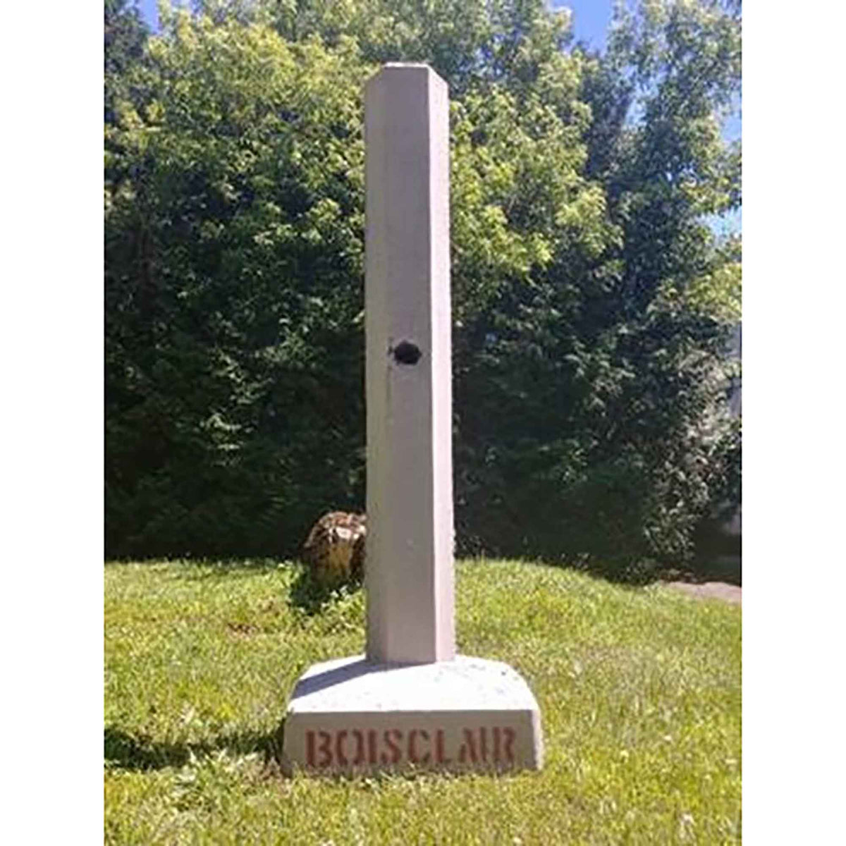 Poteau de galerie en béton armé, 8''