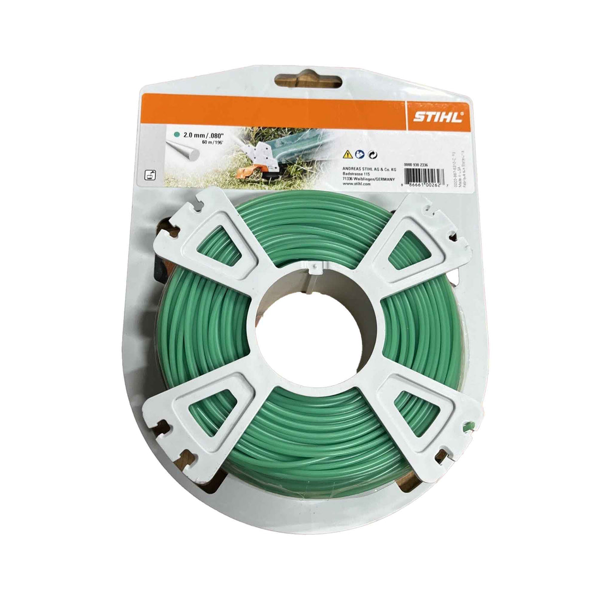 Fil rond pour coupe-bordure, 0,080" x 196' (1/2 lb)