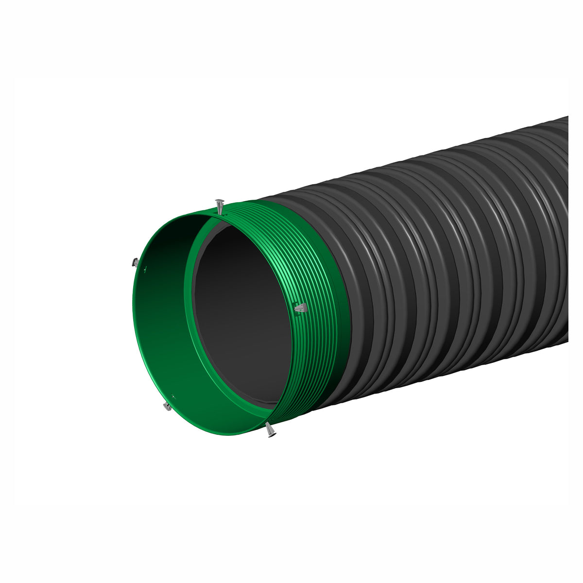 Ponceau à double paroi Solflo Max R320 avec cloche, 6" x 20'