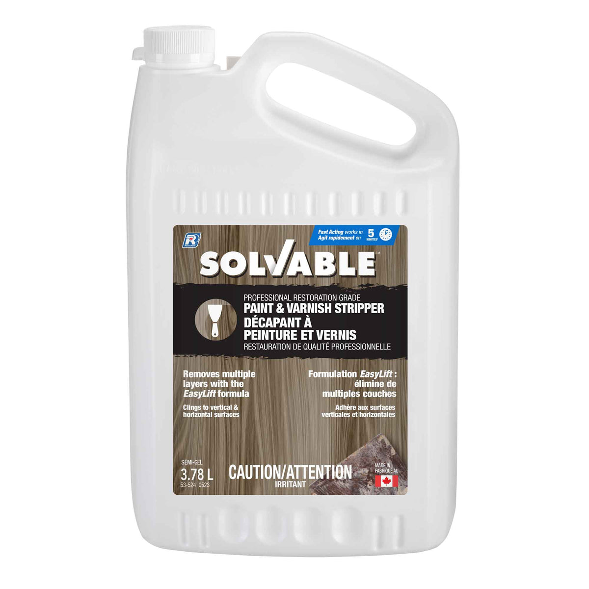Décapant à peinture et vernis, 3,78 L