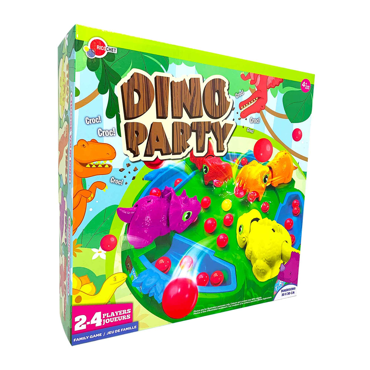 Jeu de table Dino Party, 2 à 4 joueurs