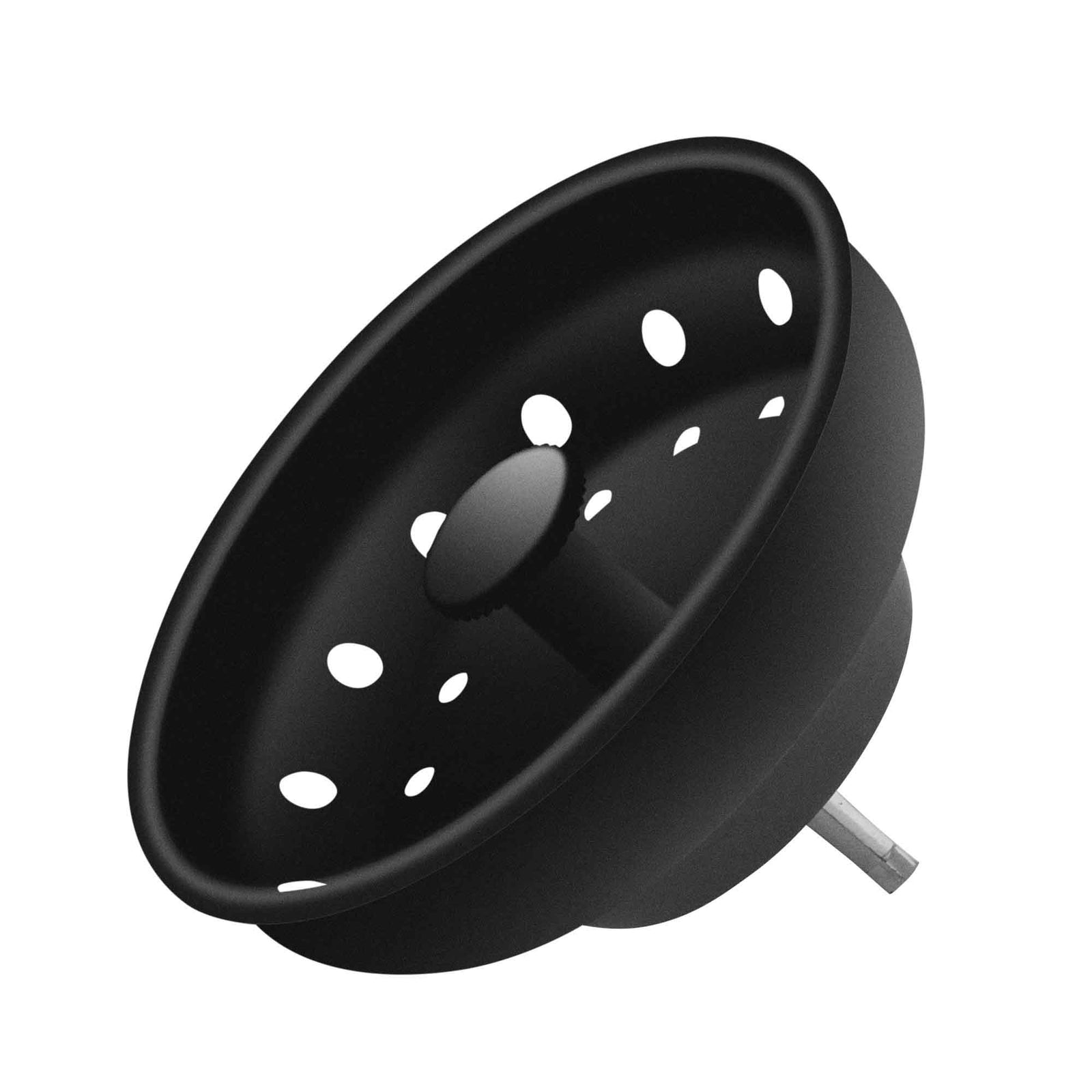 Panier-filtre pour crépine d'évier de cuisine, noir mat