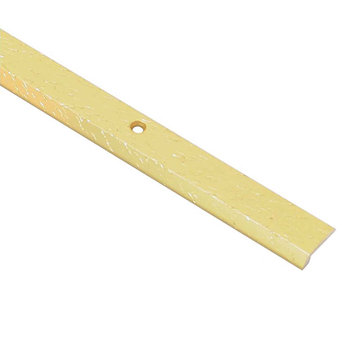 Moulure de carreau de sol en aluminium, 3' x 3/4'' (or martelé)