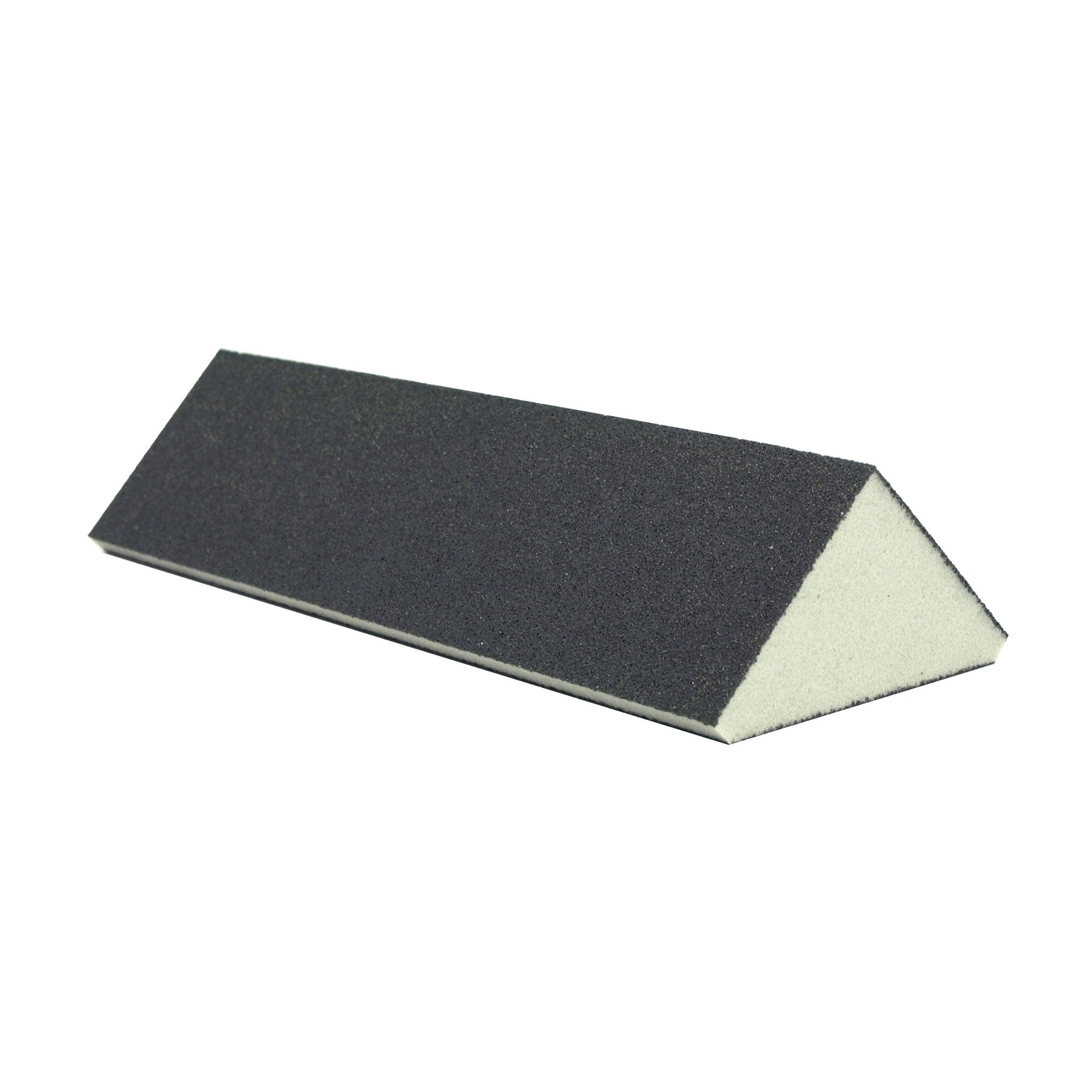 Éponge à sabler triangulaire à 3 surfaces pour coin de 9'' x 2-1/2'', grain fin