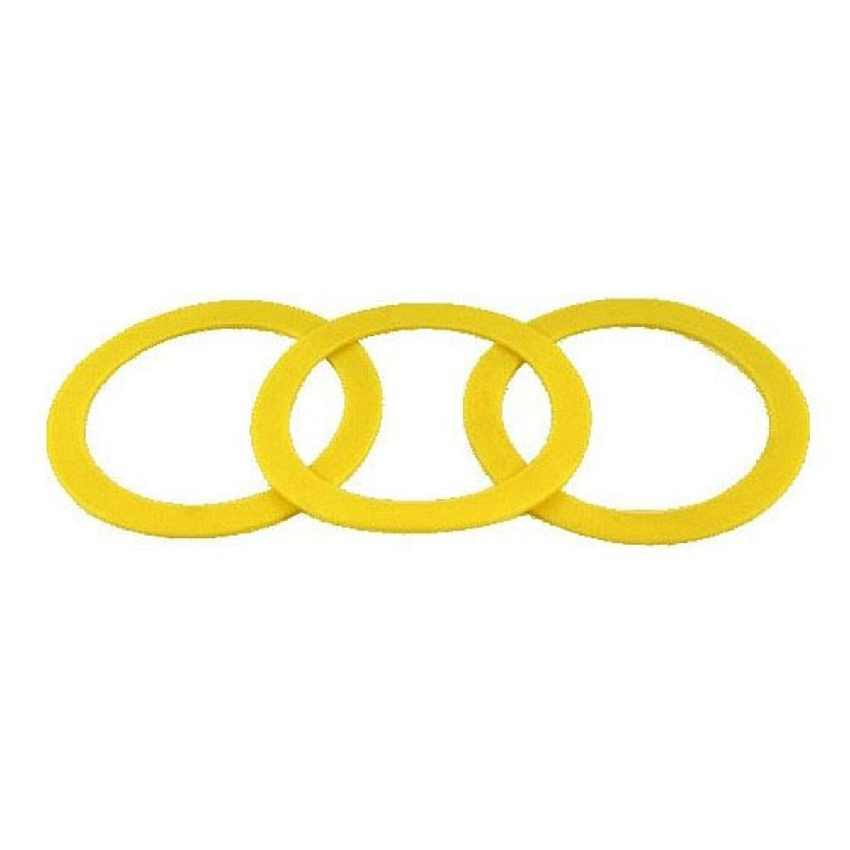 Joint de remplacement pour soupape de chasse d'eau, jaune (3 unités) 
