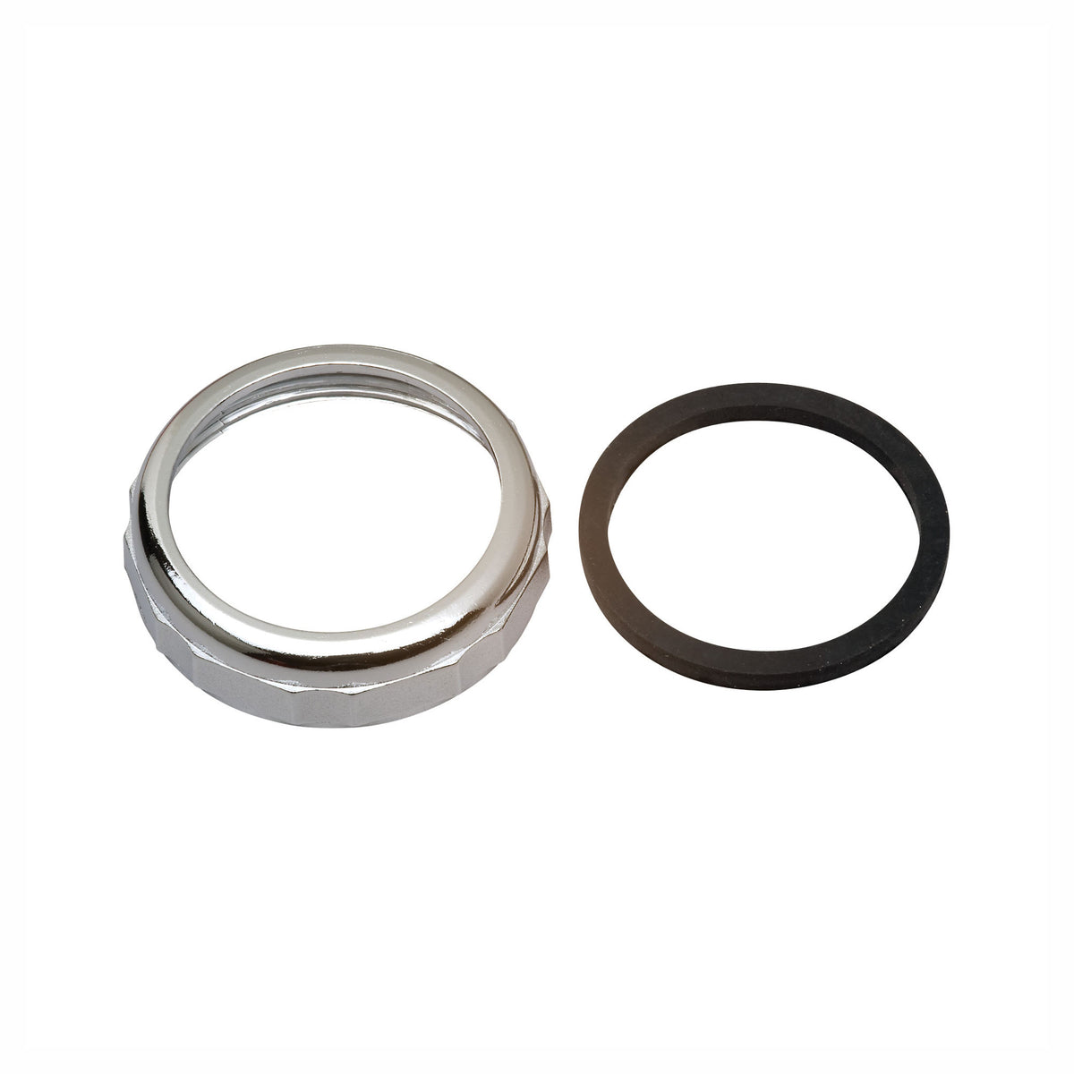 Écrou coulissant avec rondelle pour joint, 1-1/2" (chrome)