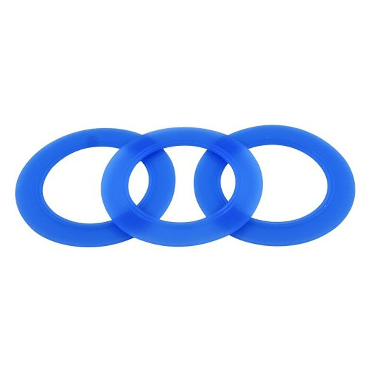 Joint de remplacement pour soupape de chasse d'eau, bleu (3 unités) 