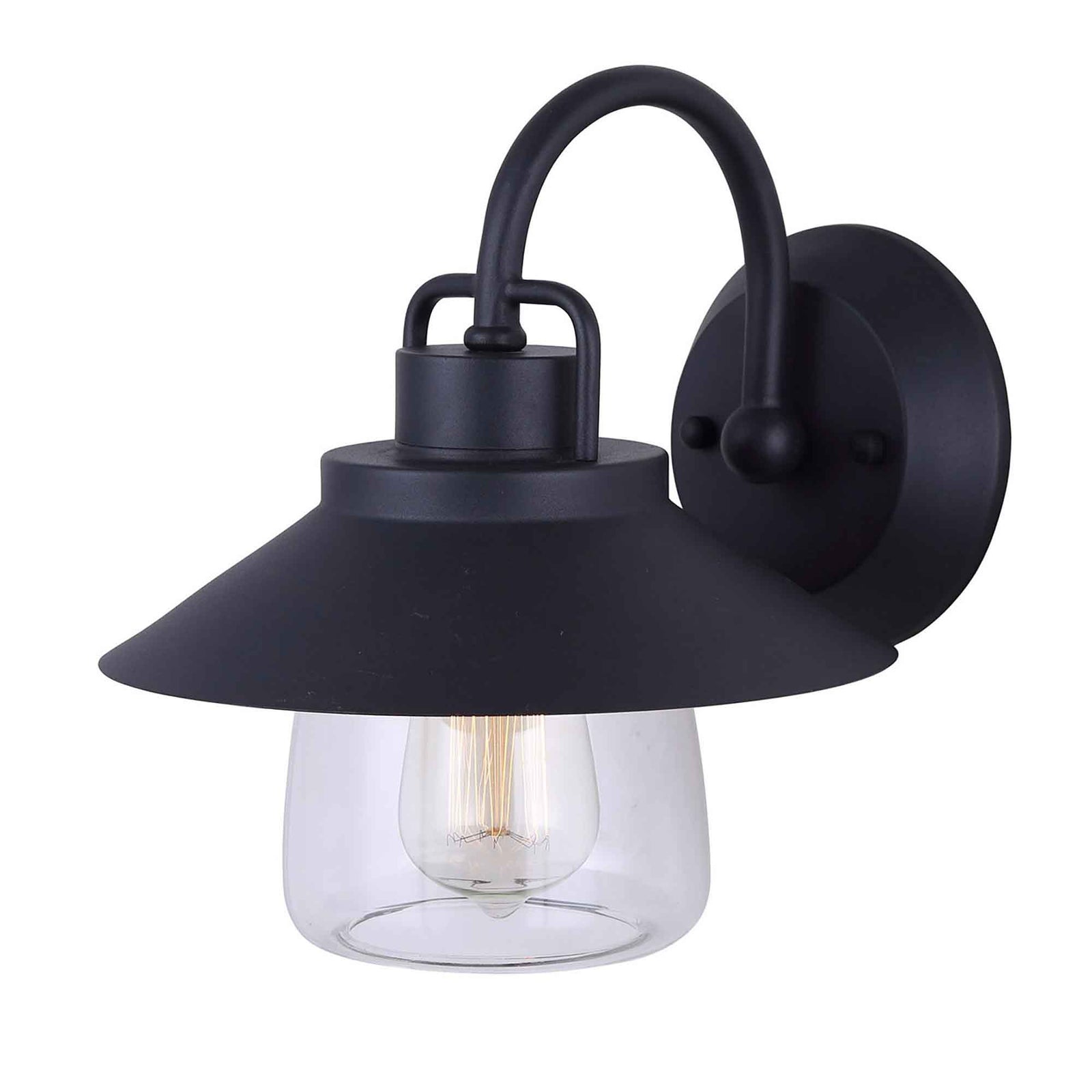 Luminaire mural d'extérieur COLORADO à 1 lumière, noir