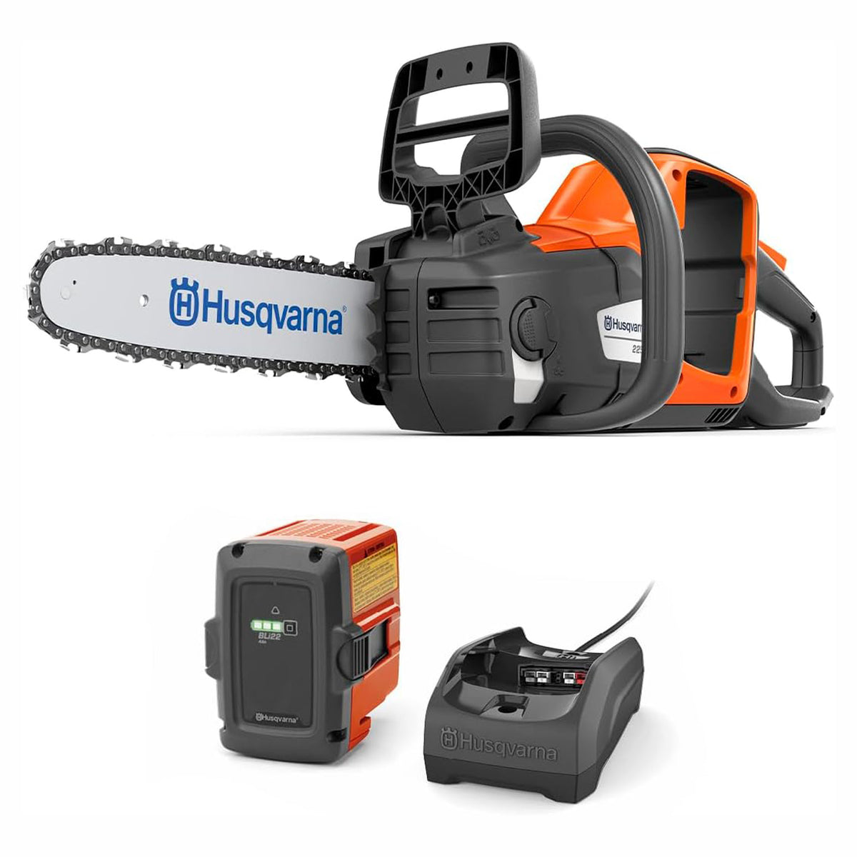Scie à chaîne modèle Power Axe 225i avec batterie et chargeur, 36 V (14'')