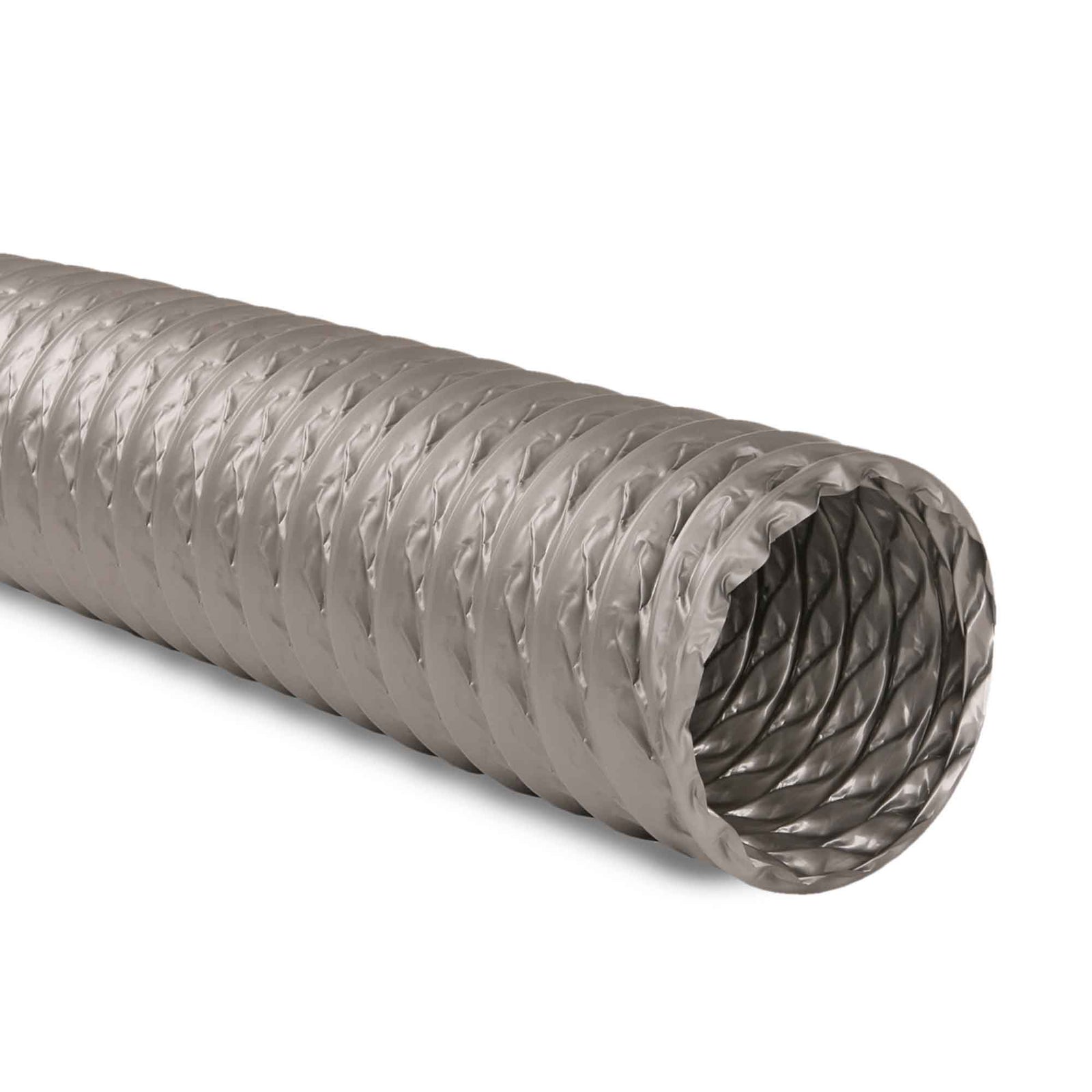 Conduit d'air en vinyle gris, 4" x 25'