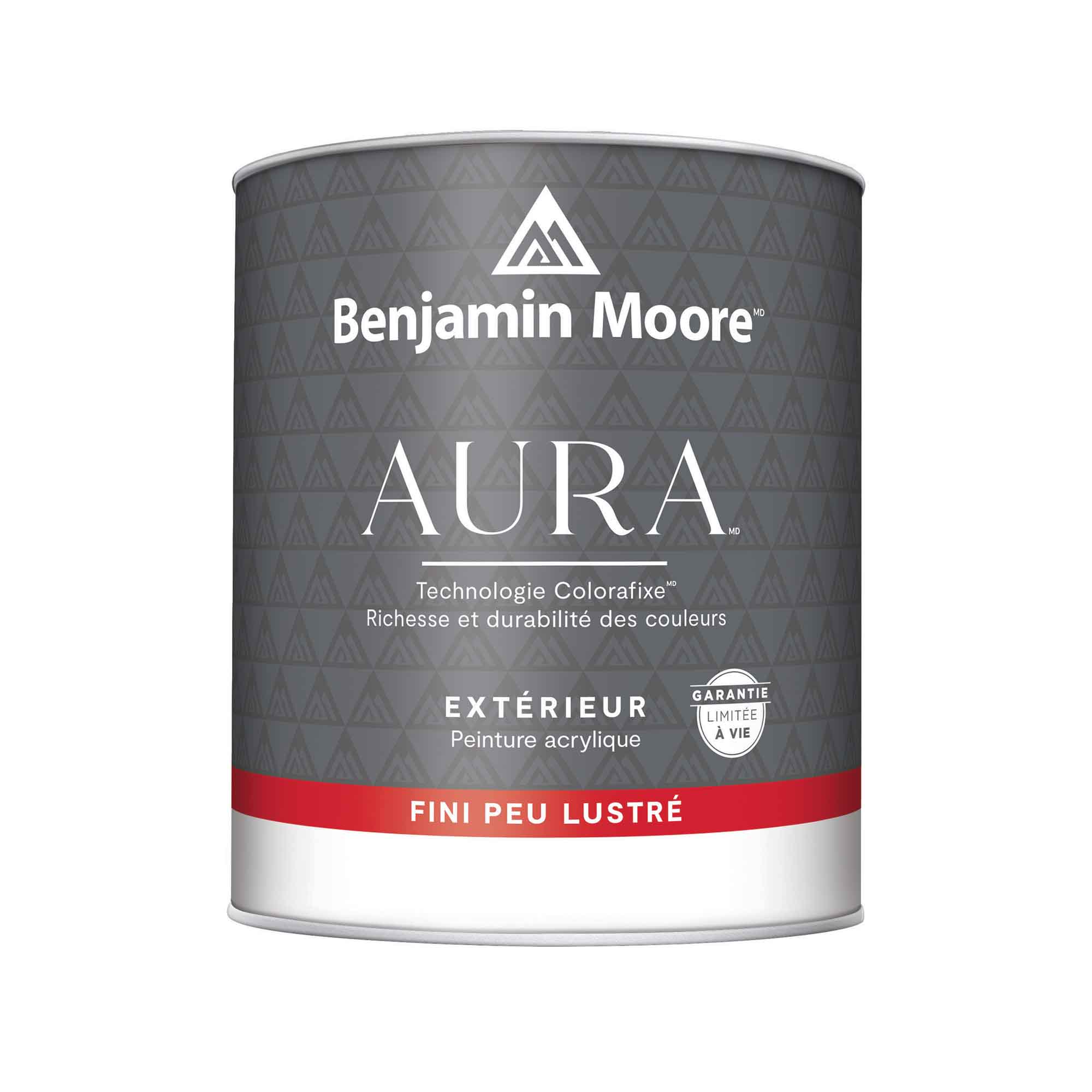 Peinture d’extérieur Aura peu lustré base 1, 946 ml