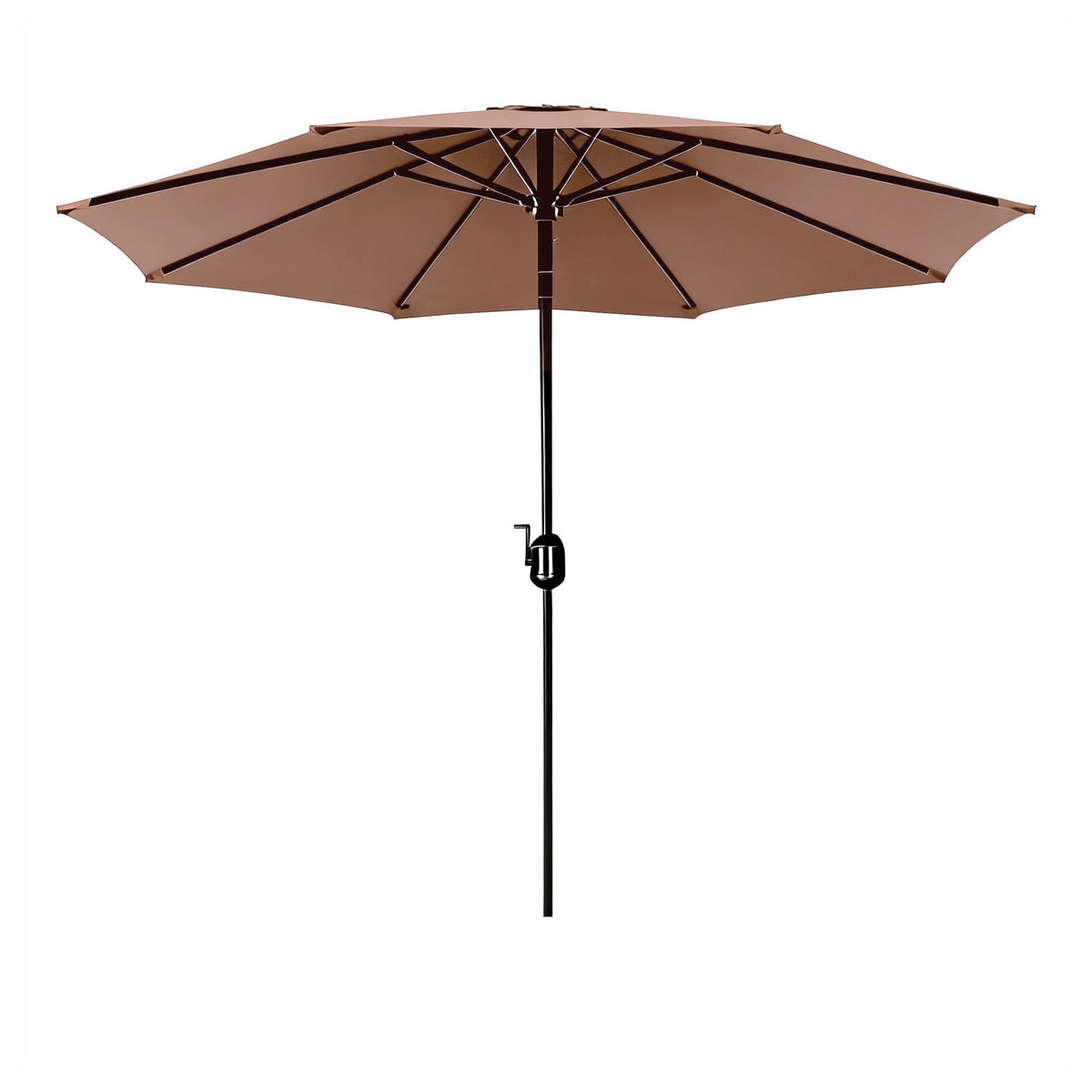 Parasol de marché en aluminium de 9', terracotta