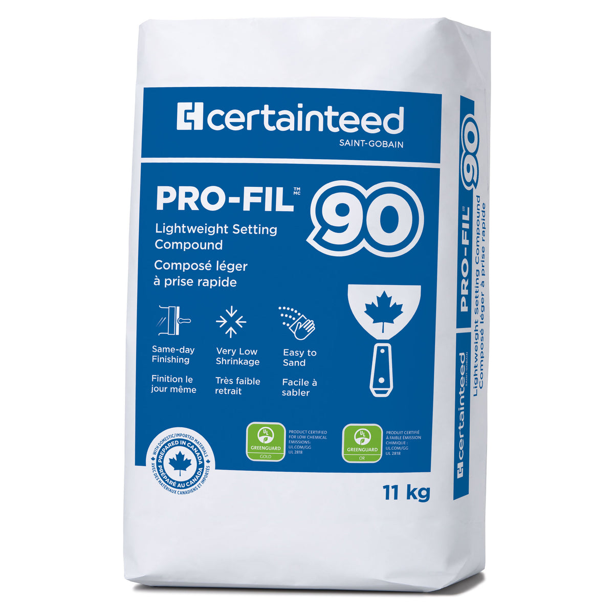 Composé léger à prise rapide Pro-Fil 90, 11 kg