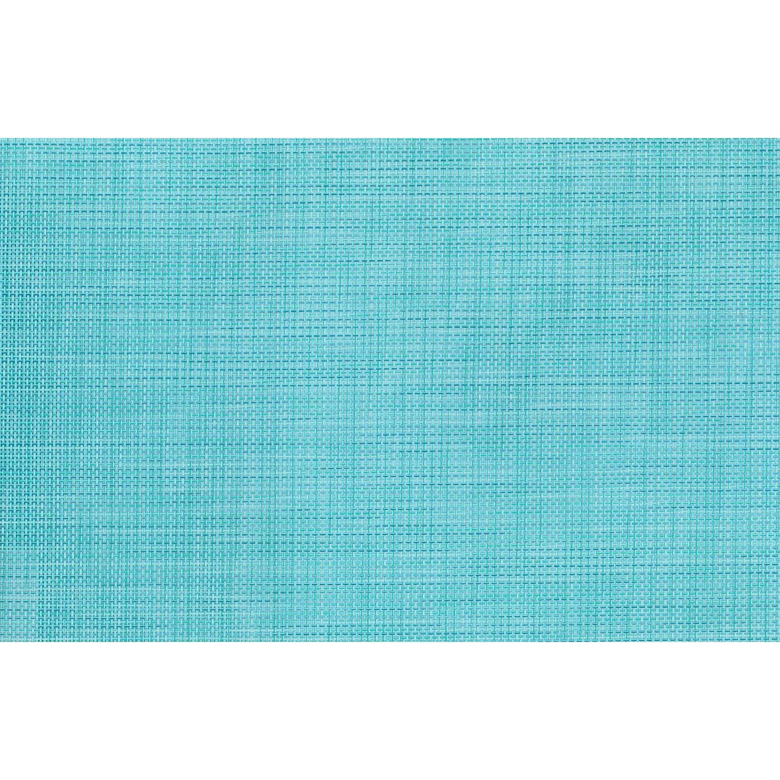 Napperon tissé en textilène de 12" x 18", aqua