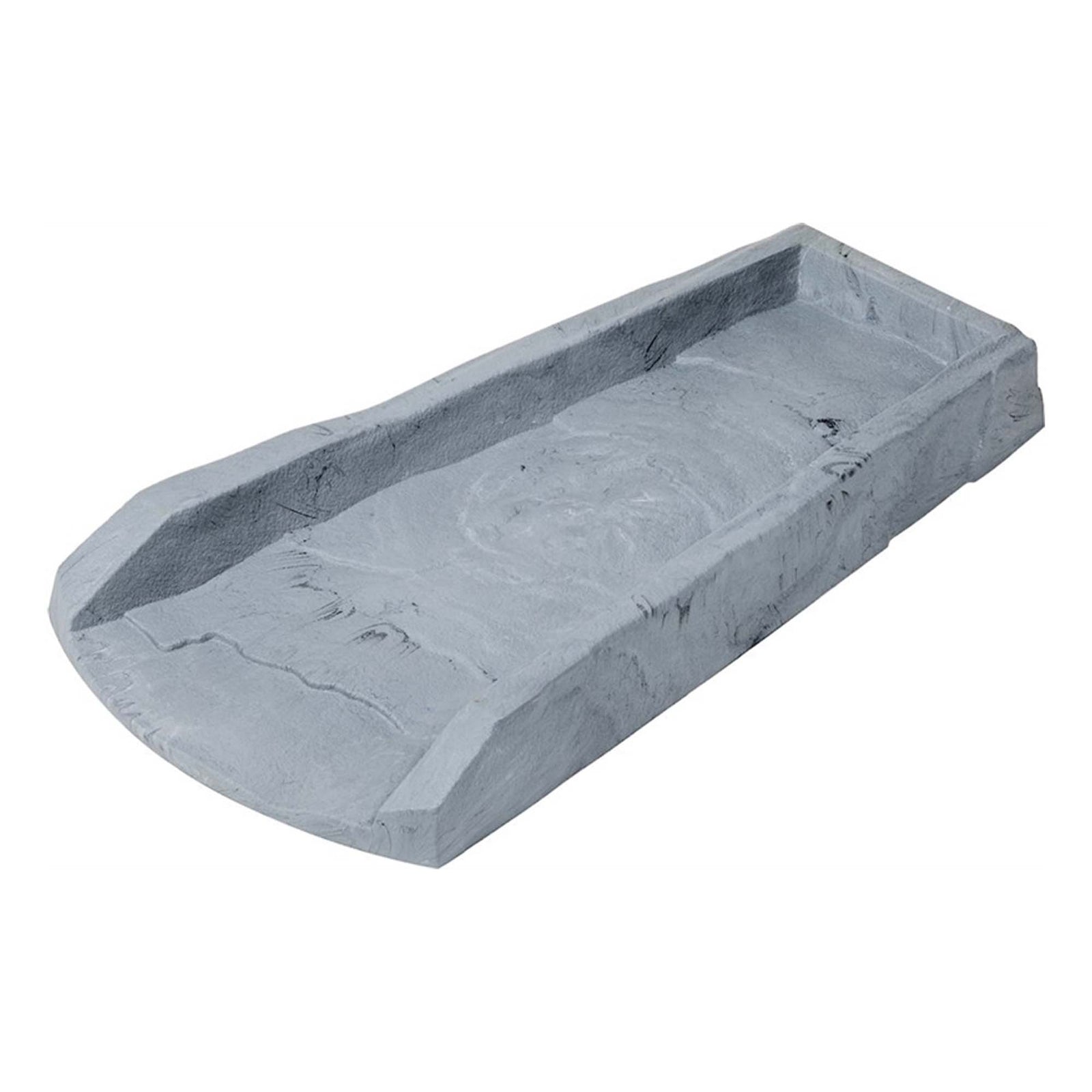 Plaque d'écoulement pour gouttière, ardoise