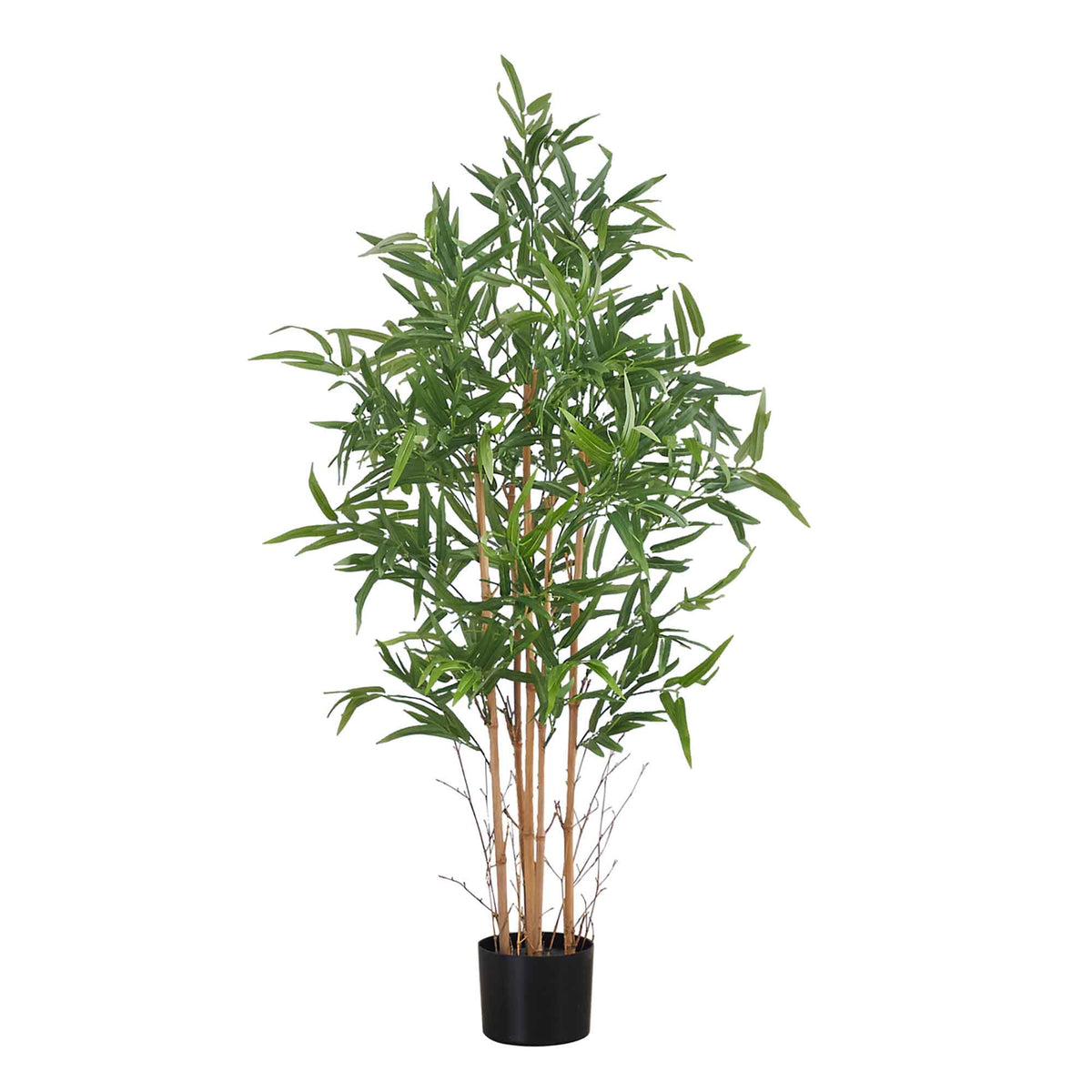 Plant de bambou artificiel d’intérieur en pot, 50&quot;