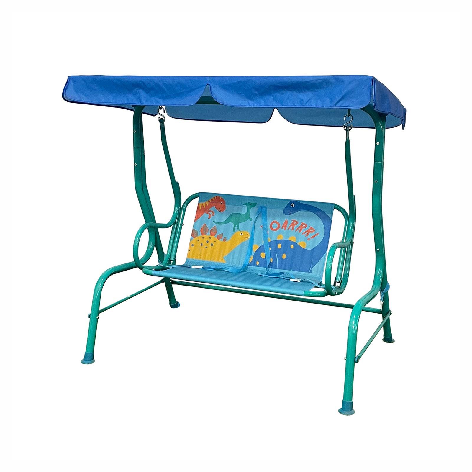 Balancelle de jardin pour enfants Dinosaure, bleu