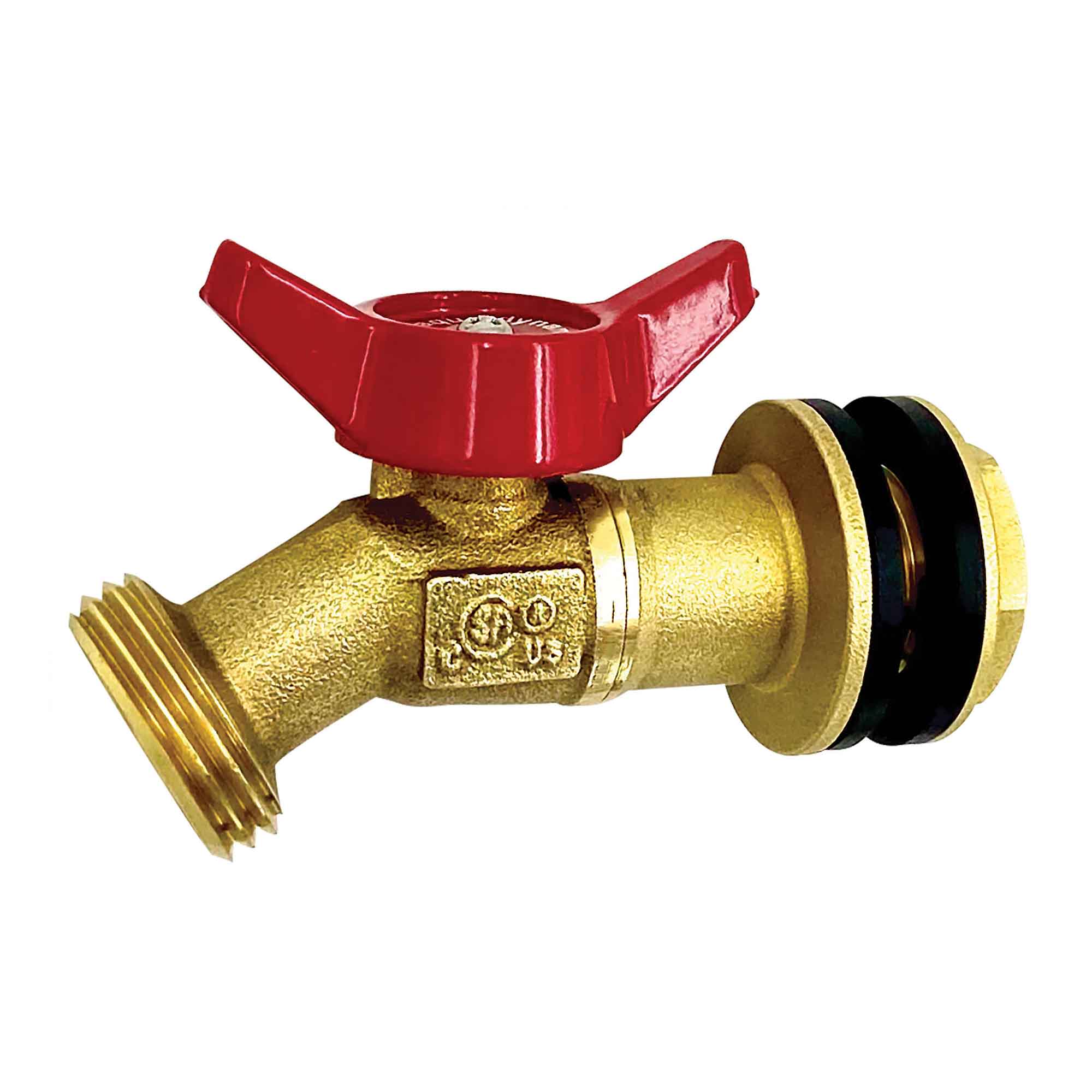 Valve pour baril de pluie mâle quart de tour, 1/2'' x 3/4''