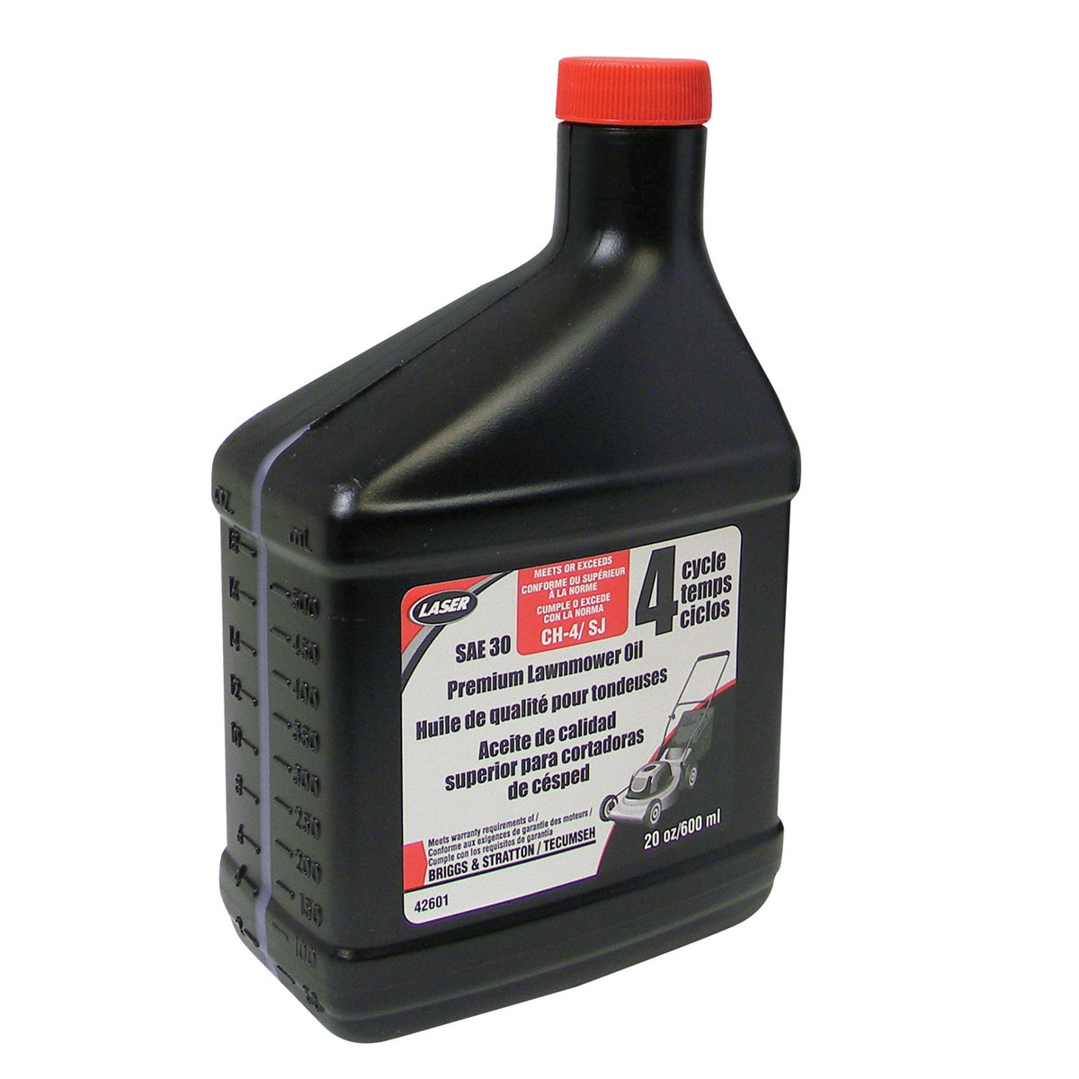 Huile Premium pour tondeuse à 4 temps, SAE 30 (600 ml)