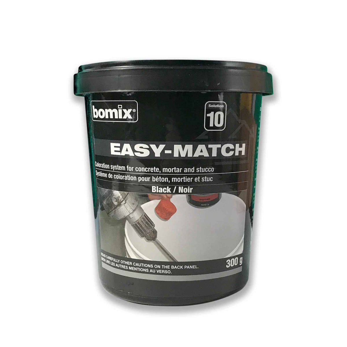 Système de coloration pour béton, mortier et stuc EASY-MATCH, 300 g (noir)