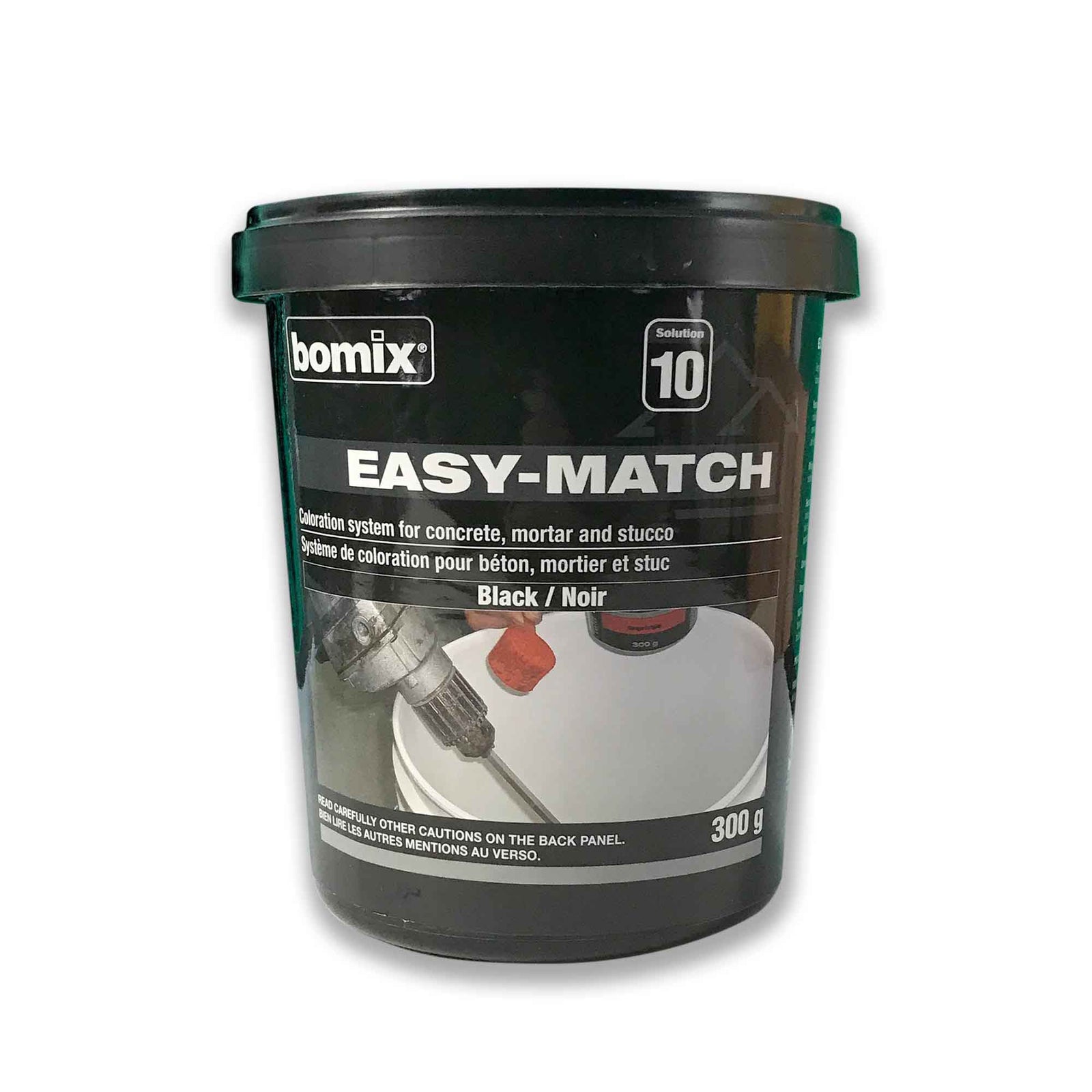 Système de coloration pour béton, mortier et stuc EASY-MATCH, 300 g (noir)