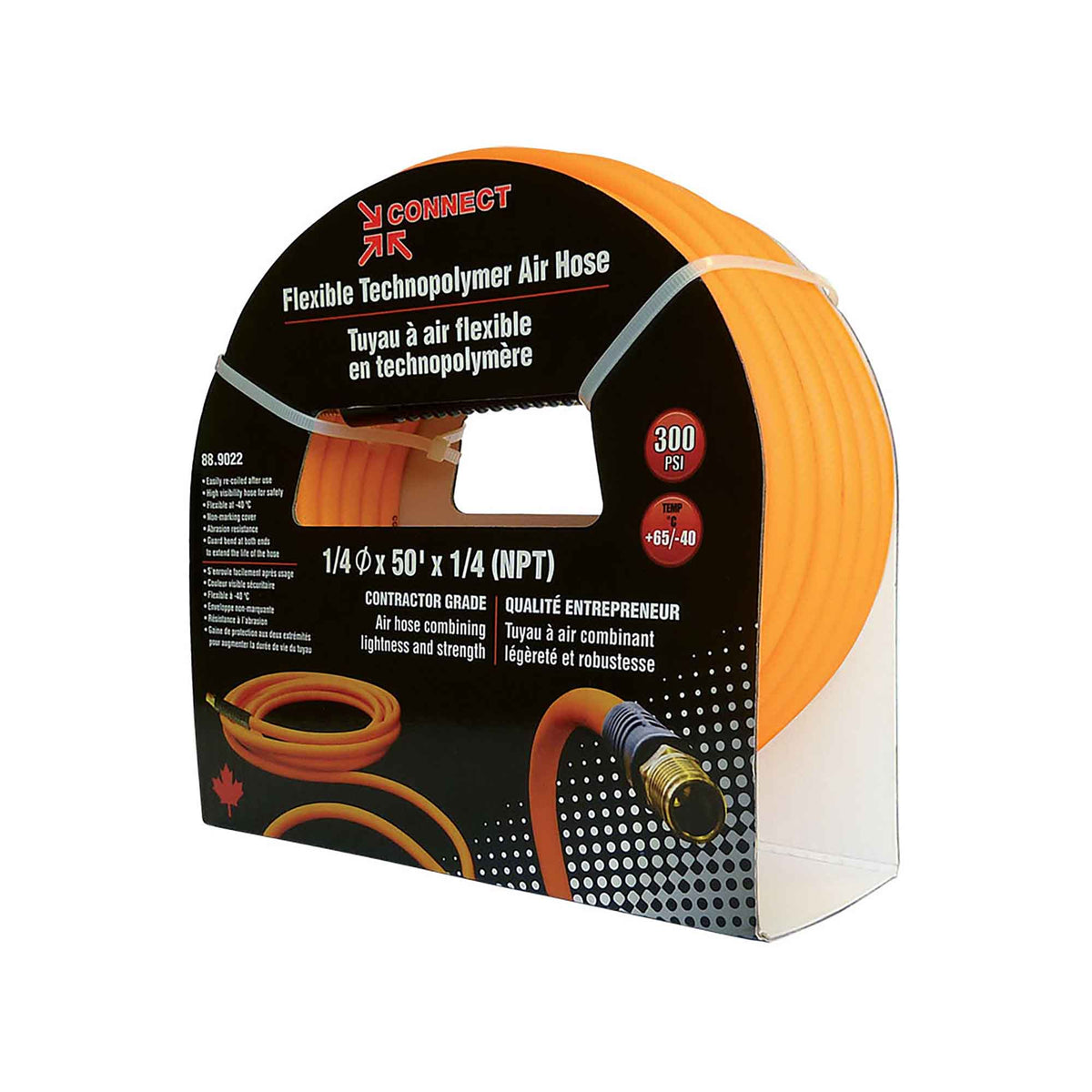 Tuyau en thecnopolymère de 50', 1/4 D.I.