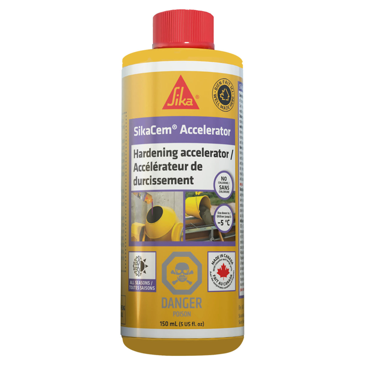 Accélérateur de durcissement SikaCem Accelerator, 150 ml