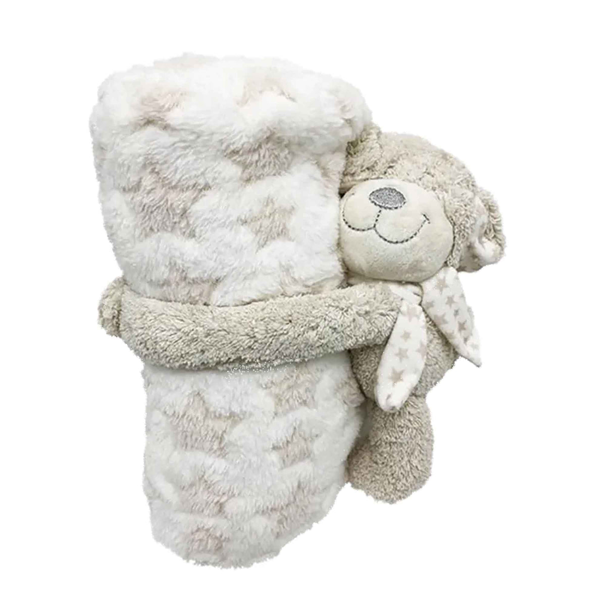 Jeté de 27&#39;&#39; x 39&#39;&#39; avec peluche pour enfant, ourson