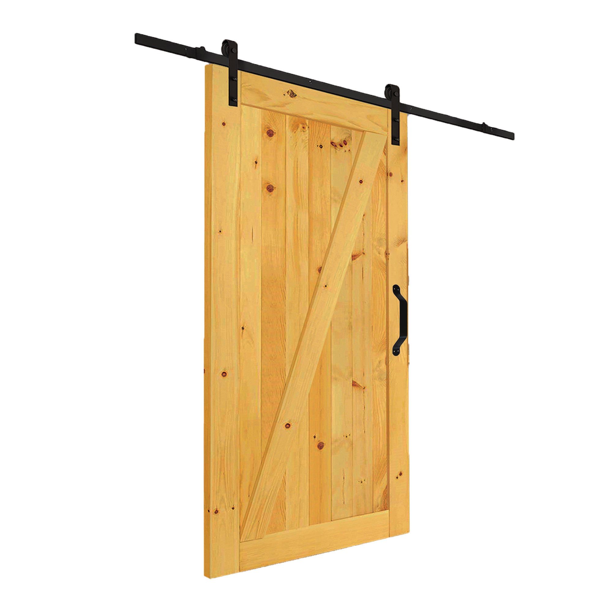 Porte murale en pin Country, 37'' x 84''