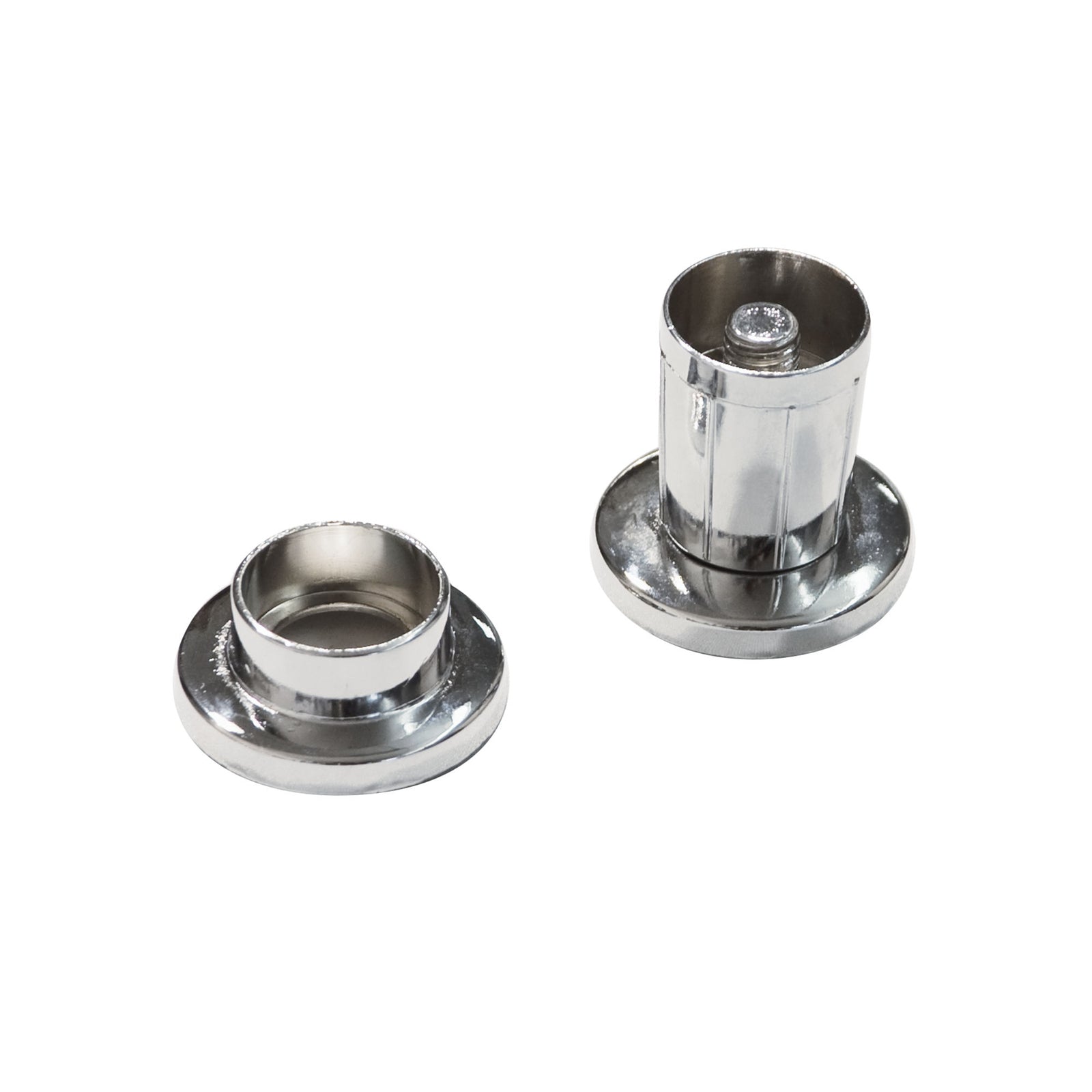 Support ajustable, tringle de rideau de douche, chrome, pqt/2