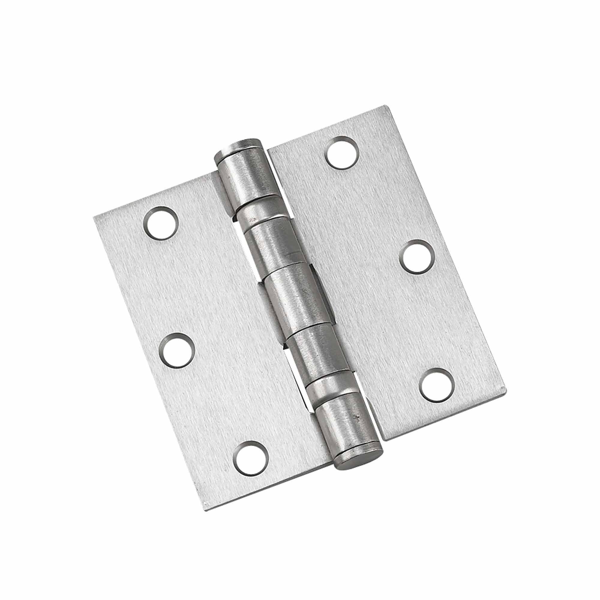 Penture nickel brossé à mortaiser de 3-1/2'' à roulement à billes, emballage de 2 unités