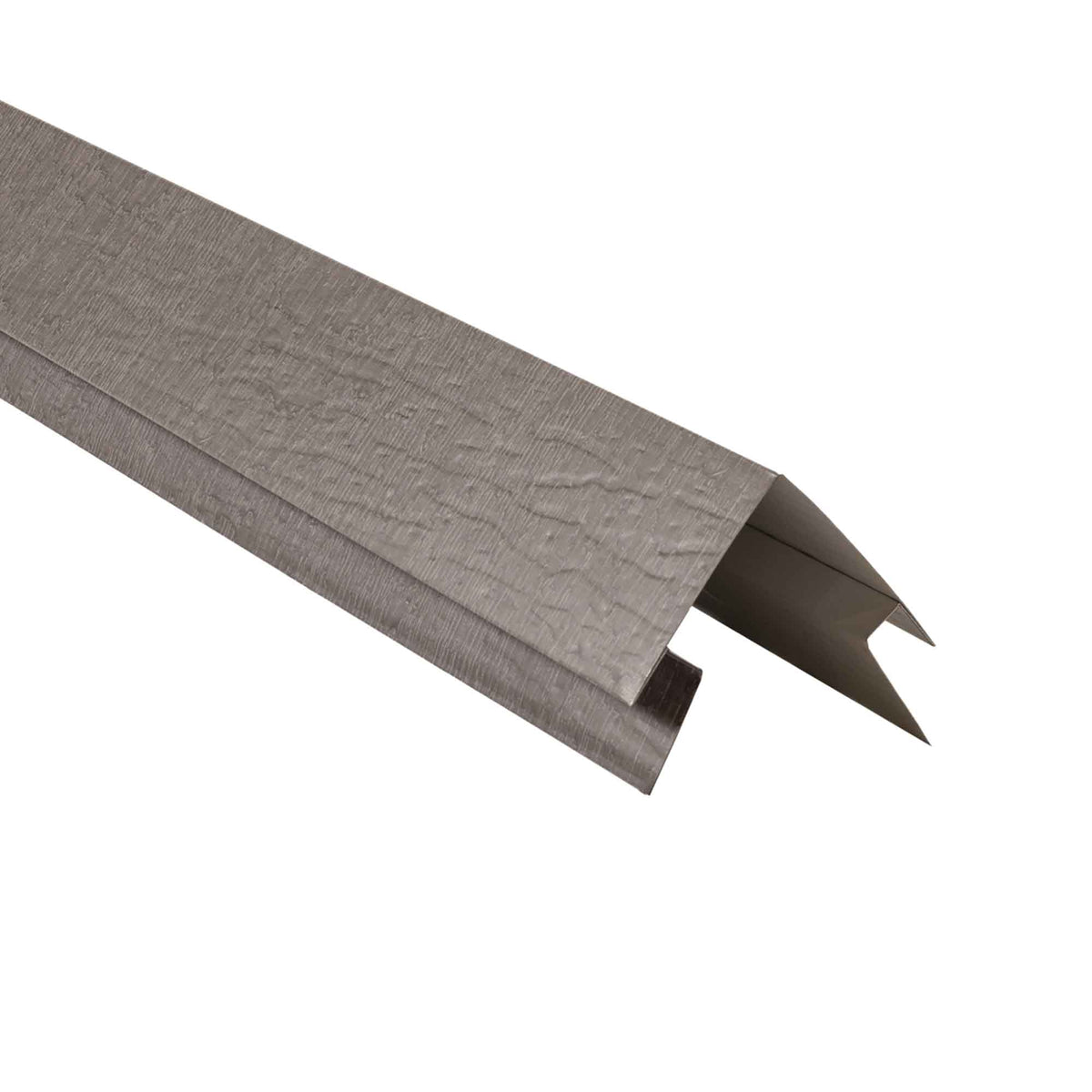 Poteau de coin extérieur de 1/2" x 10', loup gris 2 tons