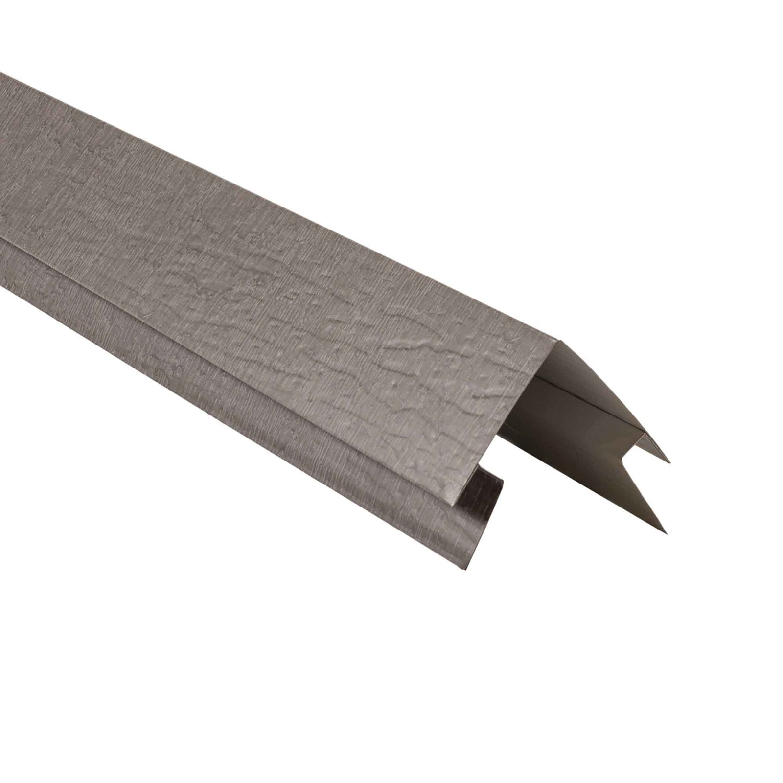 Poteau de coin extérieur de 1/2" x 10', loup gris 2 tons