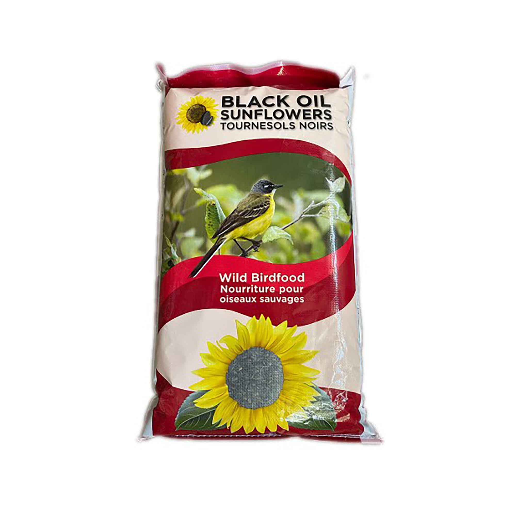 Graines de tournesol noir pour oiseaux sauvages, 15 kg