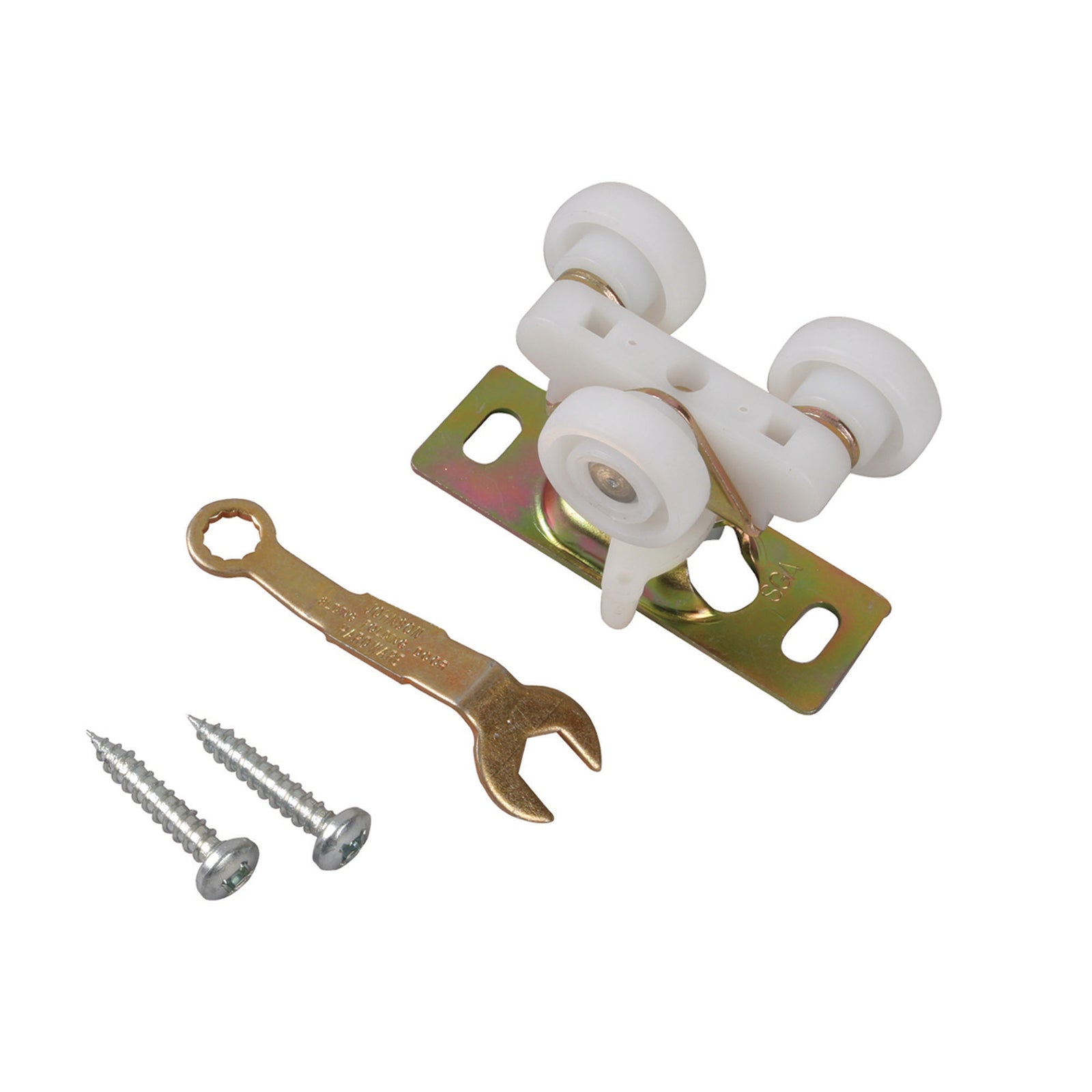 Roulette triple pour porte escamotable, 125 lb