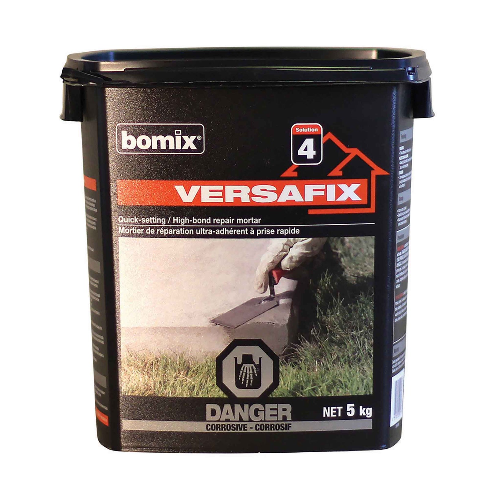 Mortier de réparation ultra-adhérent à prise rapide VERSAFIX, 5 kg