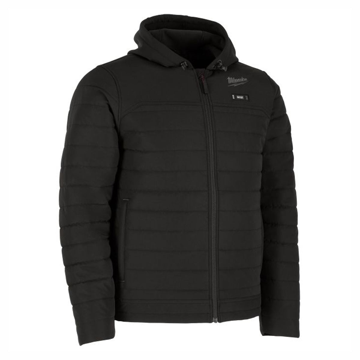 Veste chauffante matelassée M12 Axis, T-grand (noir)