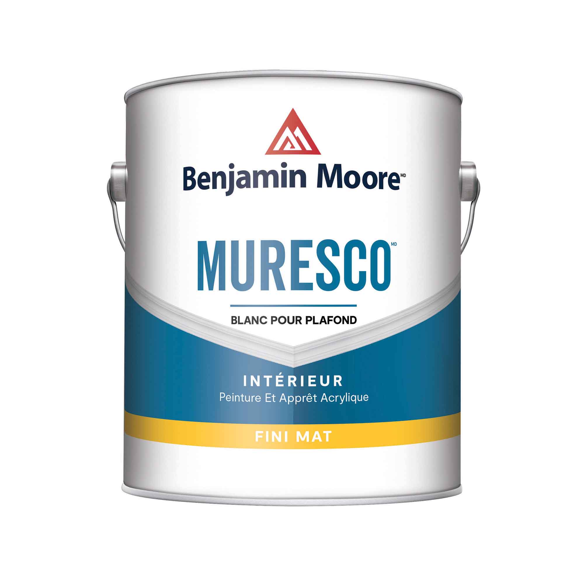 Peinture et apprêt acrylique pour plafond Muresco blanc, 3,79 L