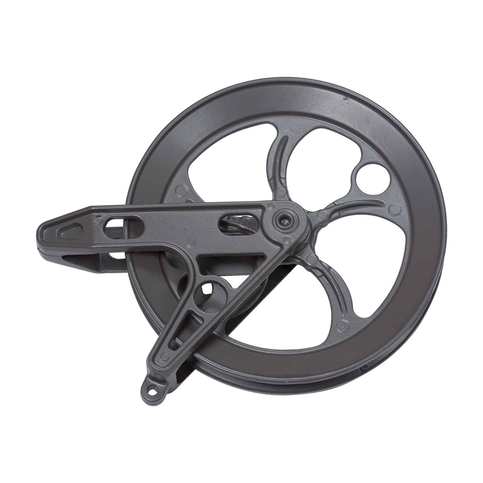 Poulie de corde à linge en métal super robuste Harmonie Mocha, 6-1/2"