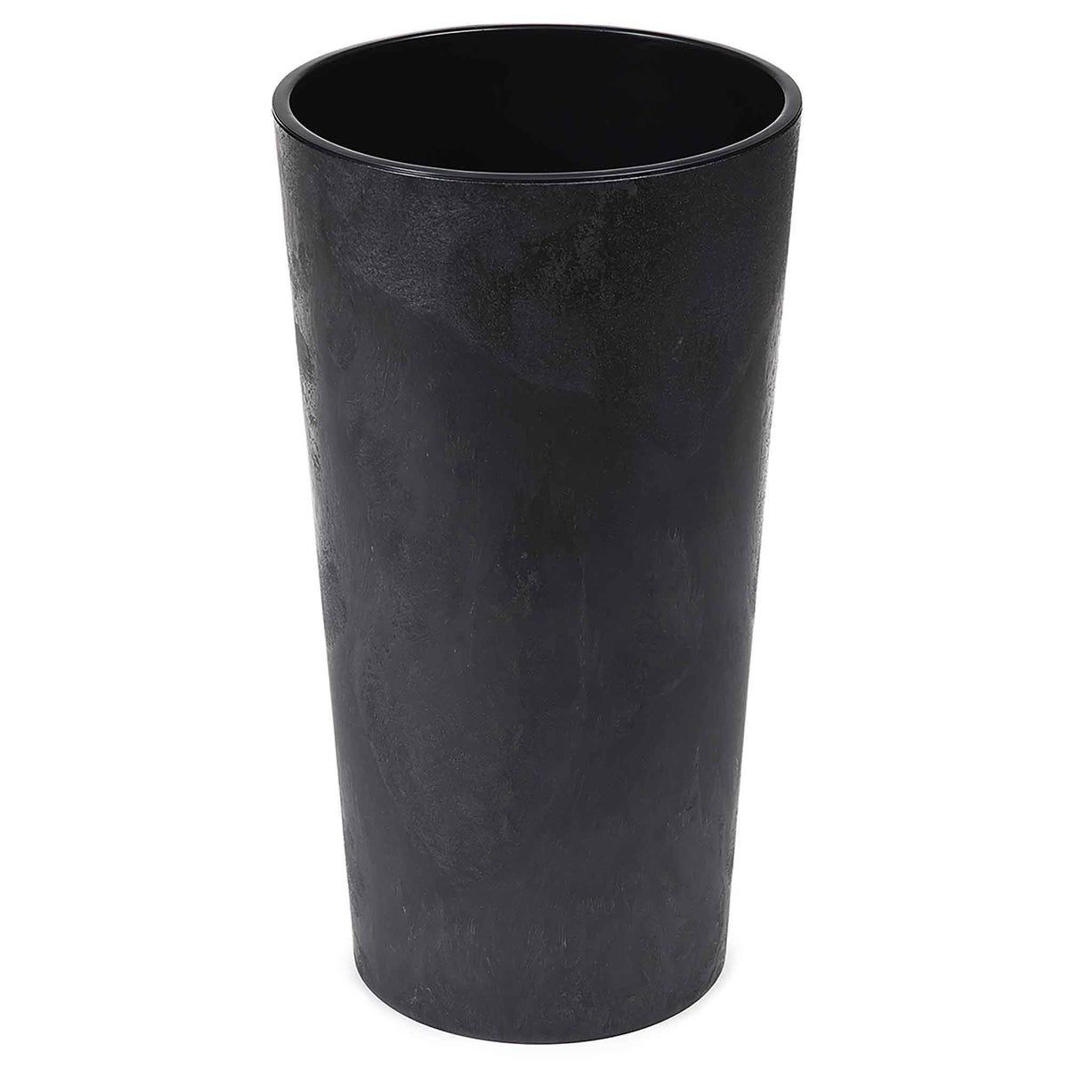 Jardinière Lilia noir béton, 16'' x 30''