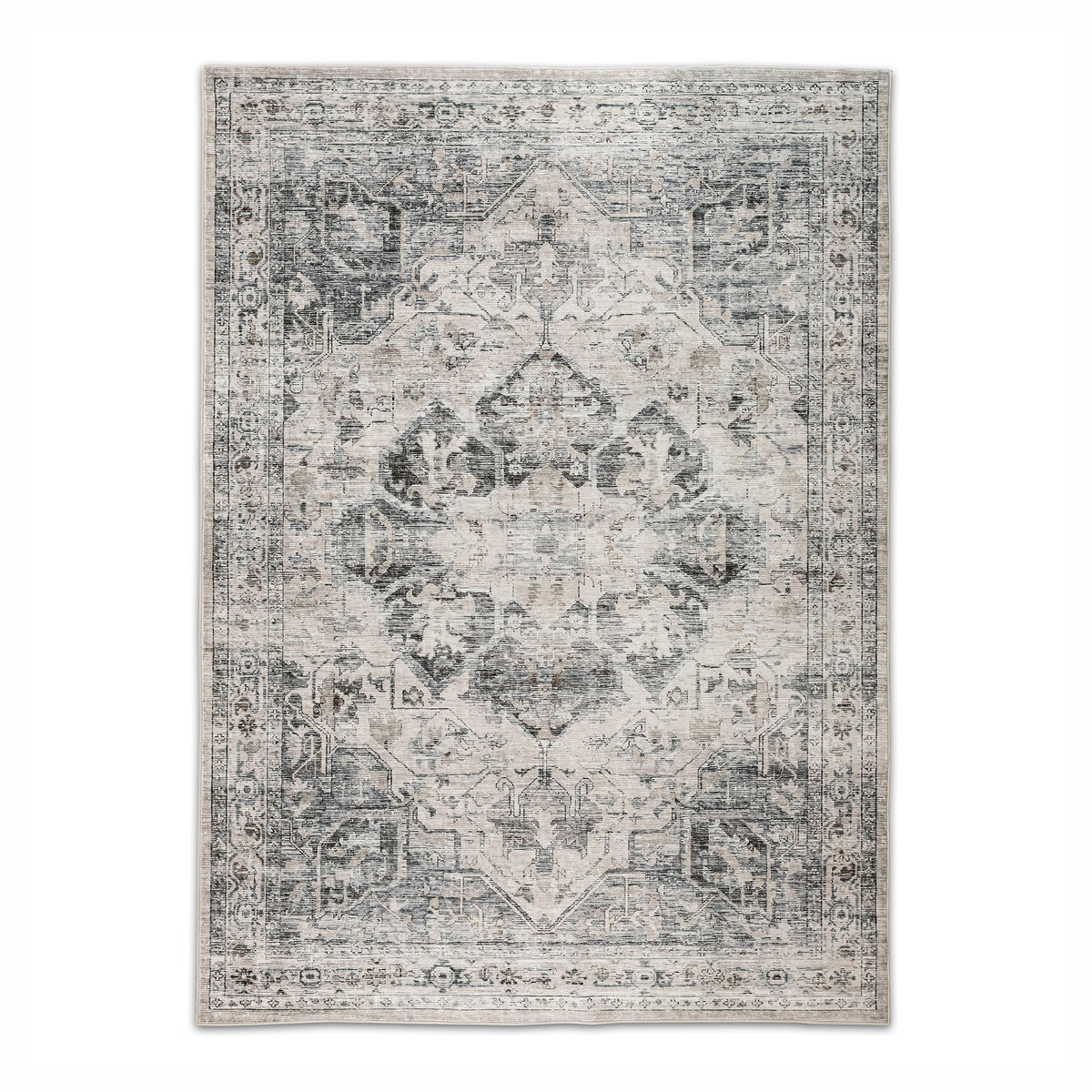Tapis Brio antidérapant et tissé à la machine, 5' x 7' (BRI-1003)