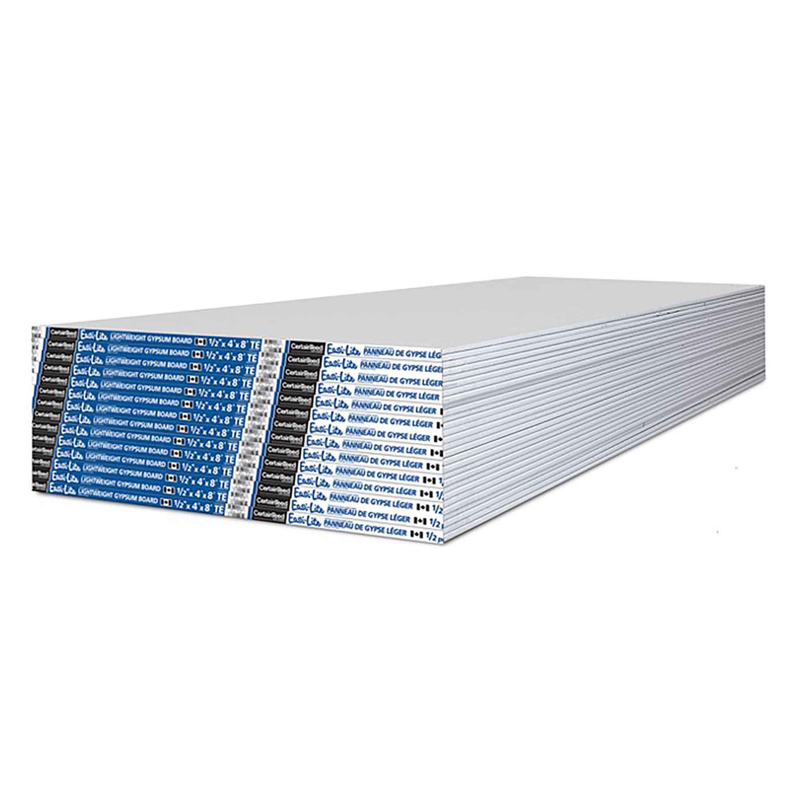 Panneau de gypse Easi-Lite pour murs et plafonds, 3/8" x 4' x 8'