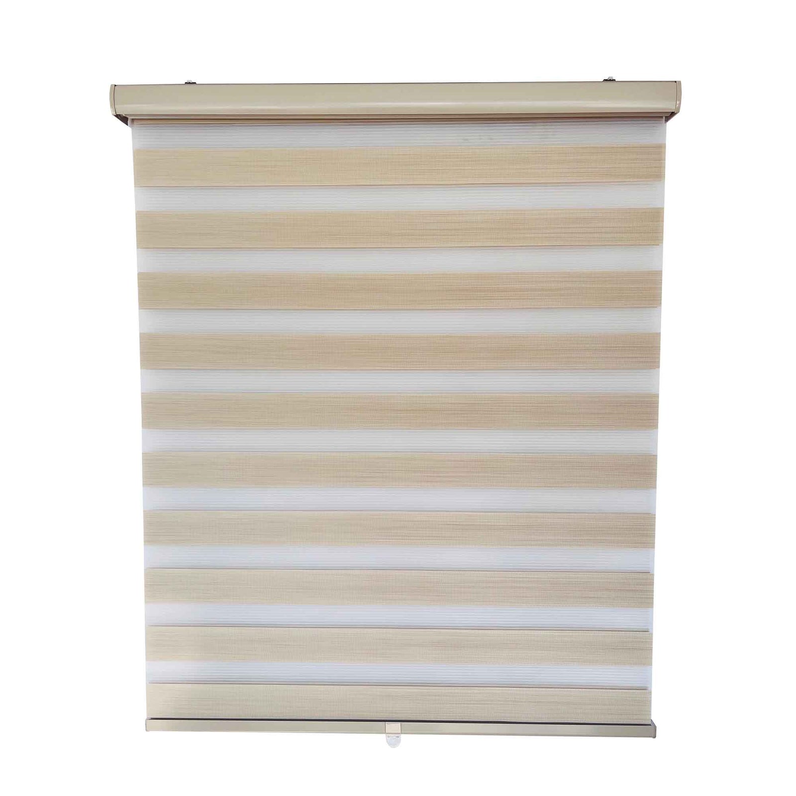 Store sans cordon en polyester beige, 60" x 84" 