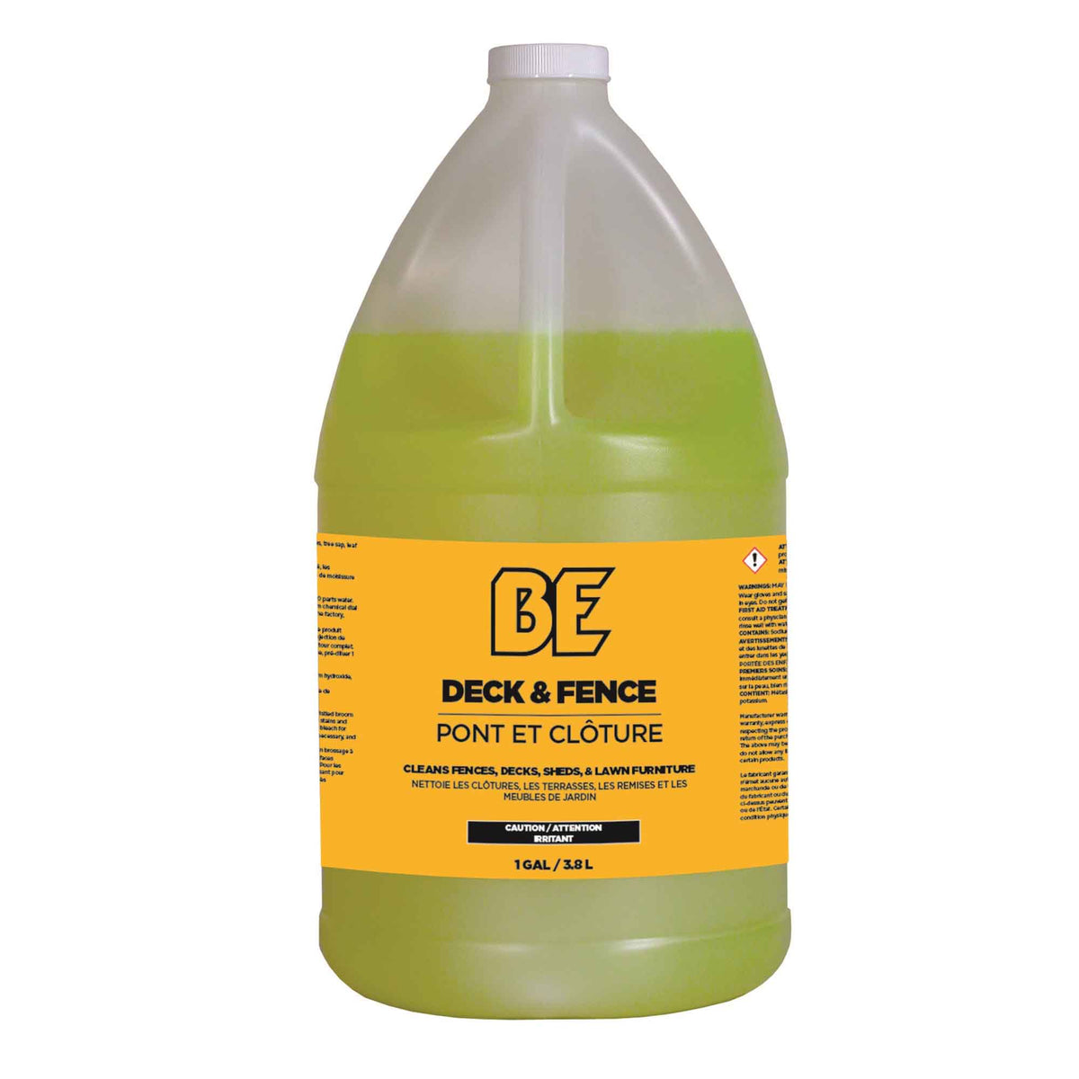 Détergent nettoyeur de patio et clôture pour laveuse à pression, 3,78 L
