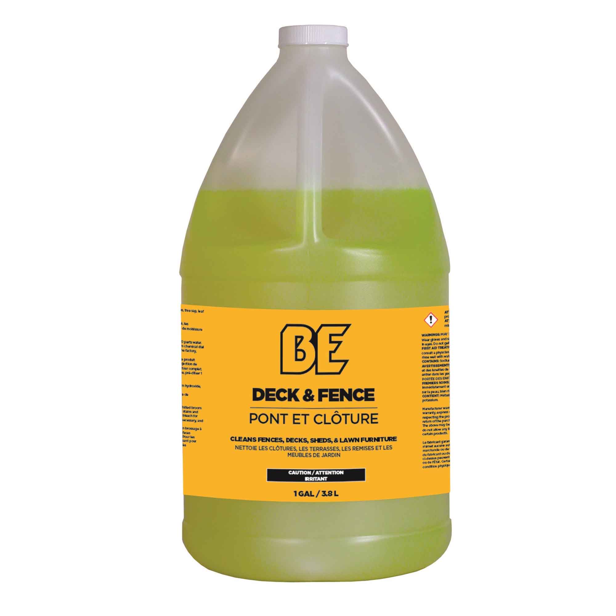 Détergent nettoyeur de patio et clôture pour laveuse à pression, 3,78 L
