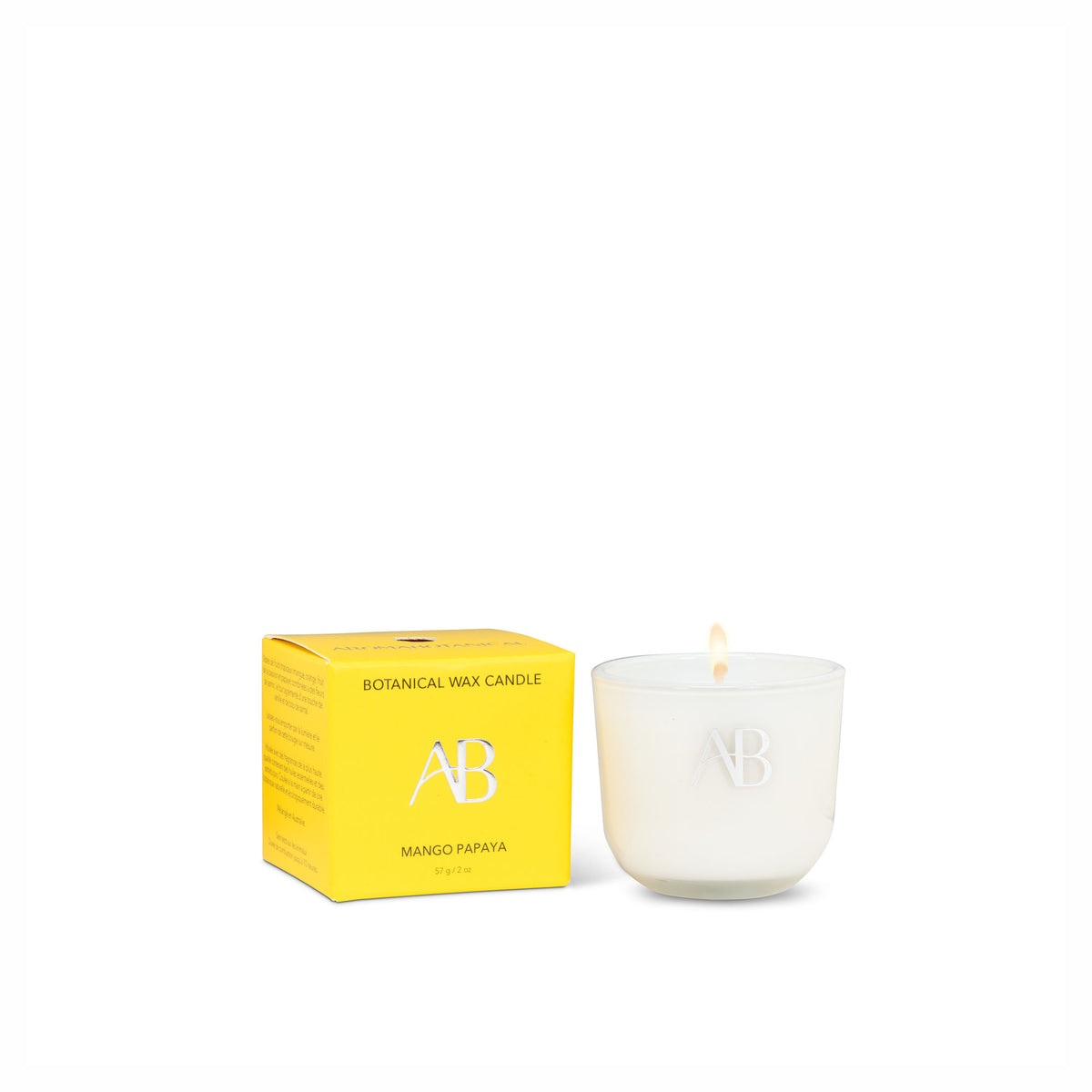 Chandelle au parfum de mangue et papaye, 57 g
