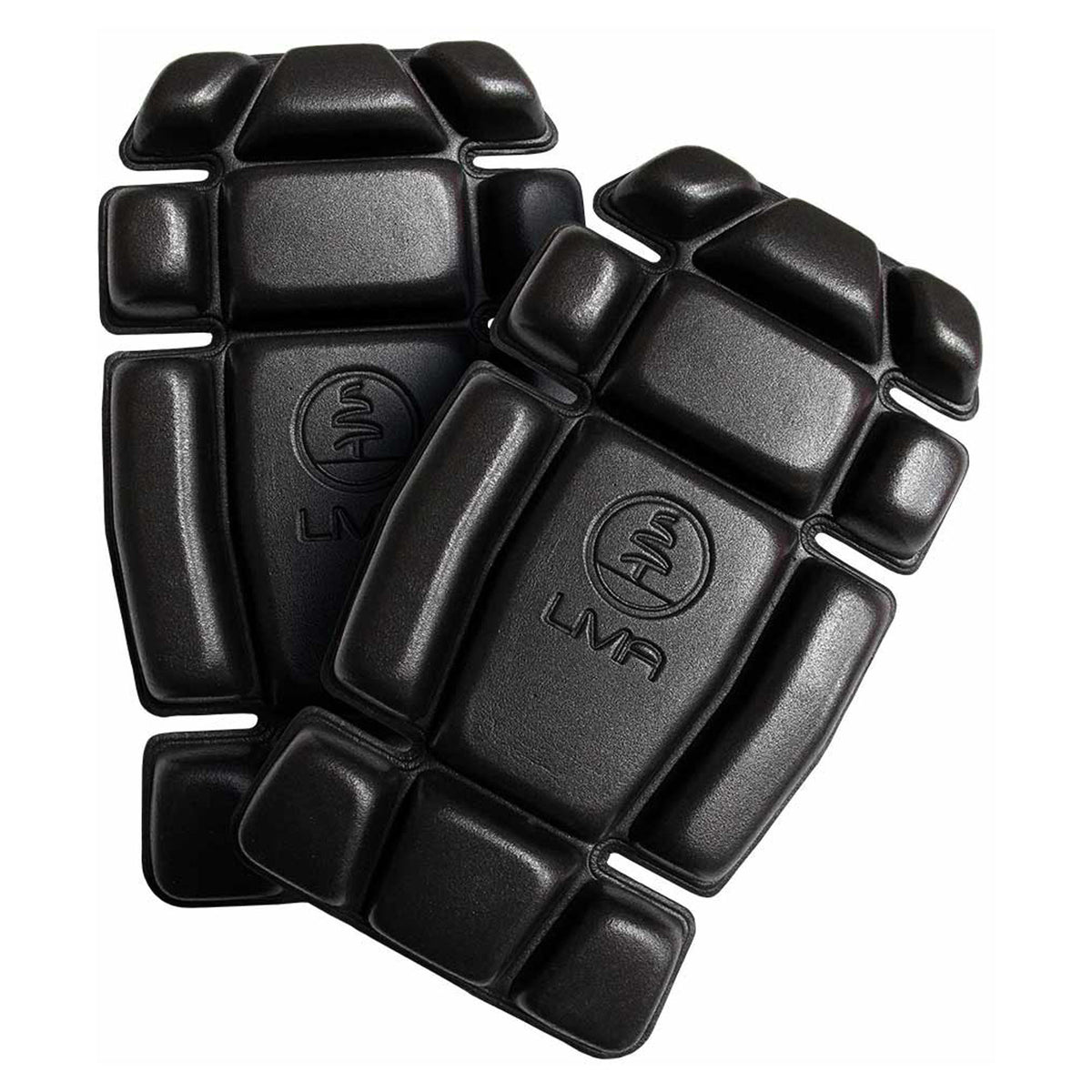 Paire de genouillères en mousse, inox noir