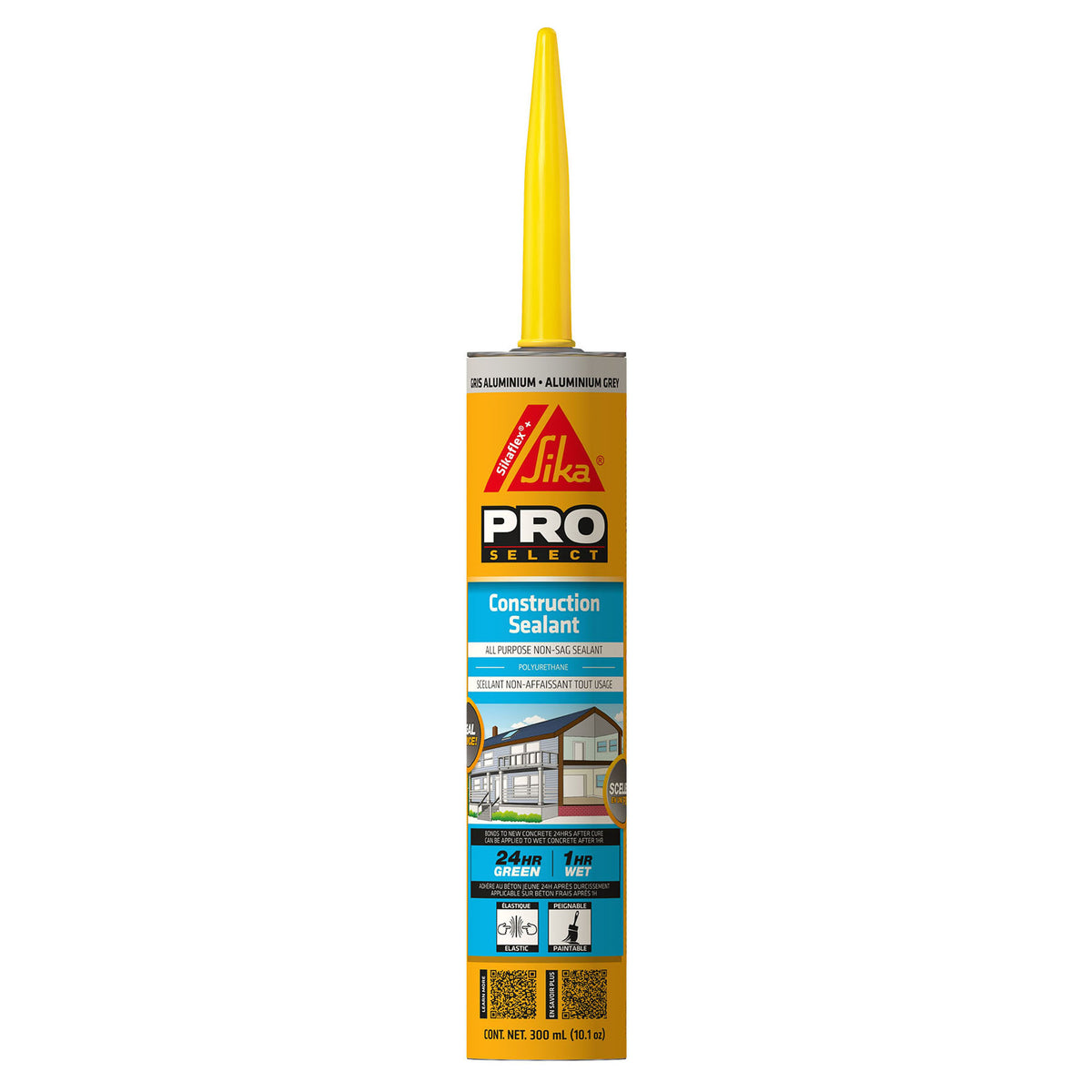 Scellant de construction tout usage Sikaflex+, 300 ml